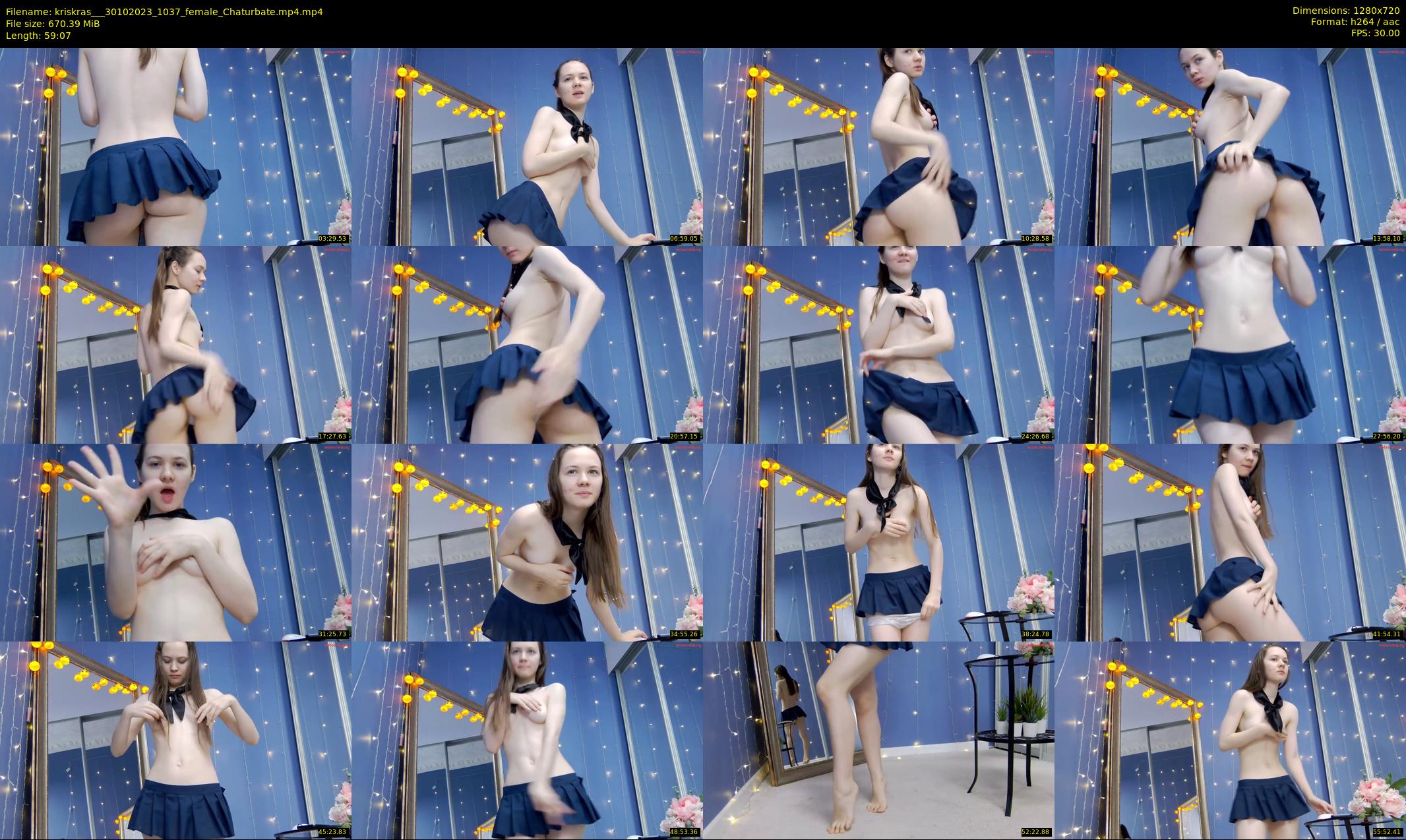 kriskras__ — 60 minute Chaturbate female cam show recording, 720p, Oct 30, 2023