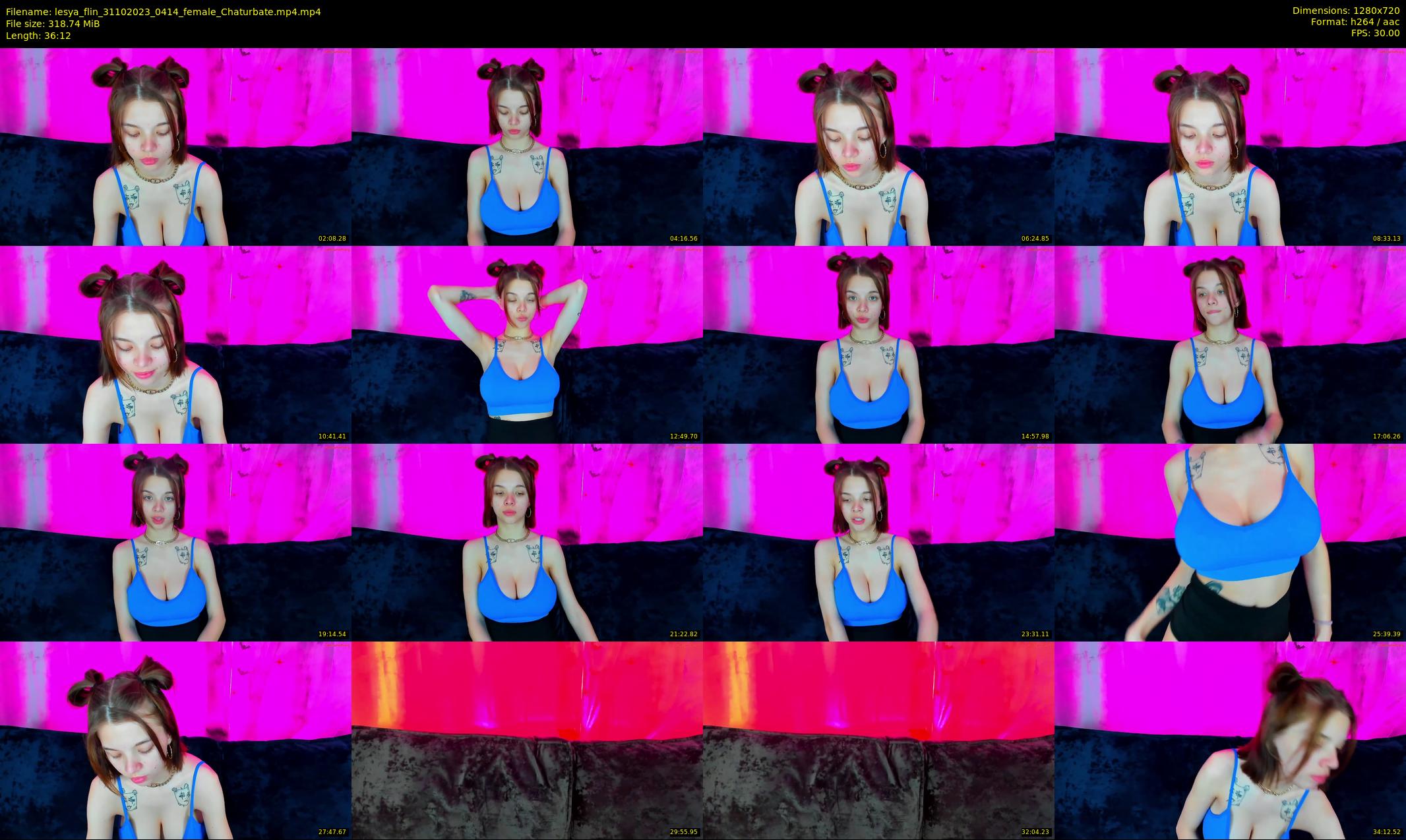 lesya_flin — 37 minute Chaturbate female cam show recording, 720p, Oct 31, 2023