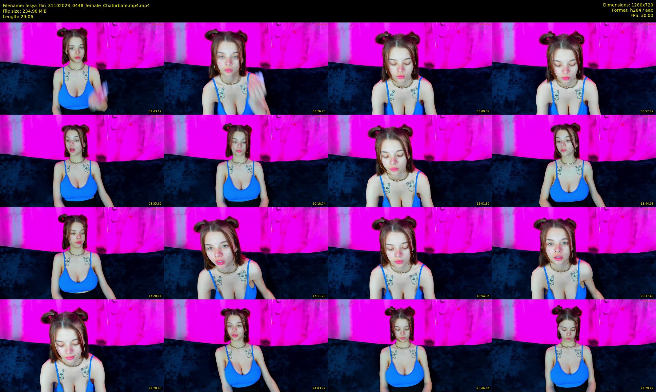 lesya_flin — 30 minute Chaturbate female cam show recording, 720p, Oct 31, 2023