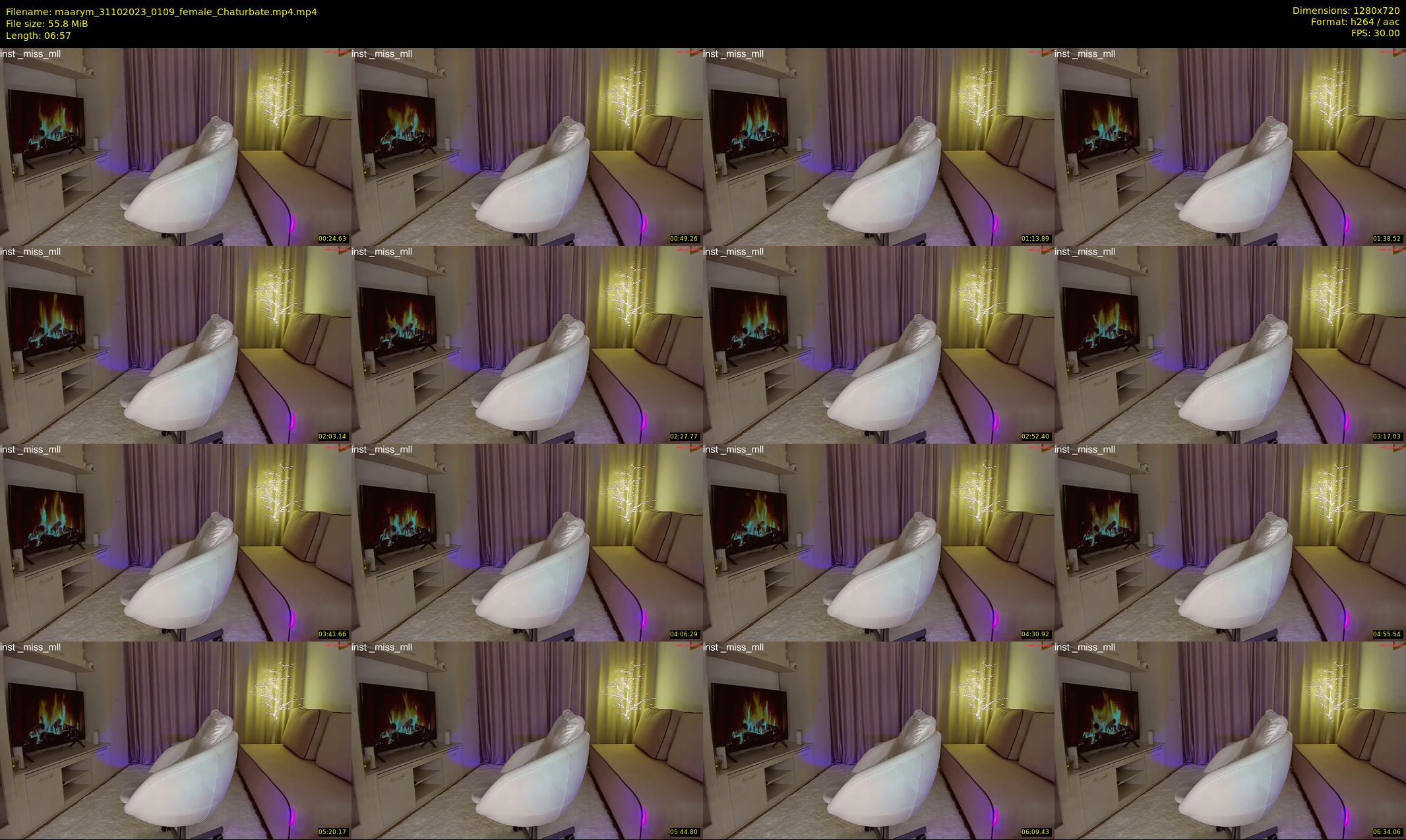 maarym — 7 minute Chaturbate couple cam show recording, 720p, Oct 31, 2023