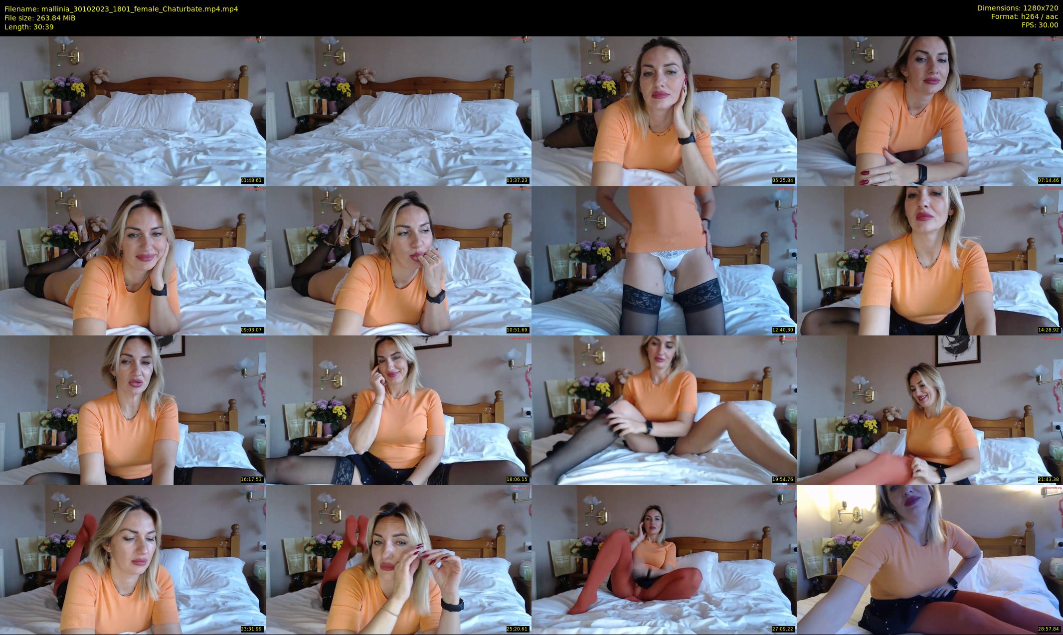 mallinia — 31 minute Chaturbate female cam show recording, 720p, Oct 30, 2023