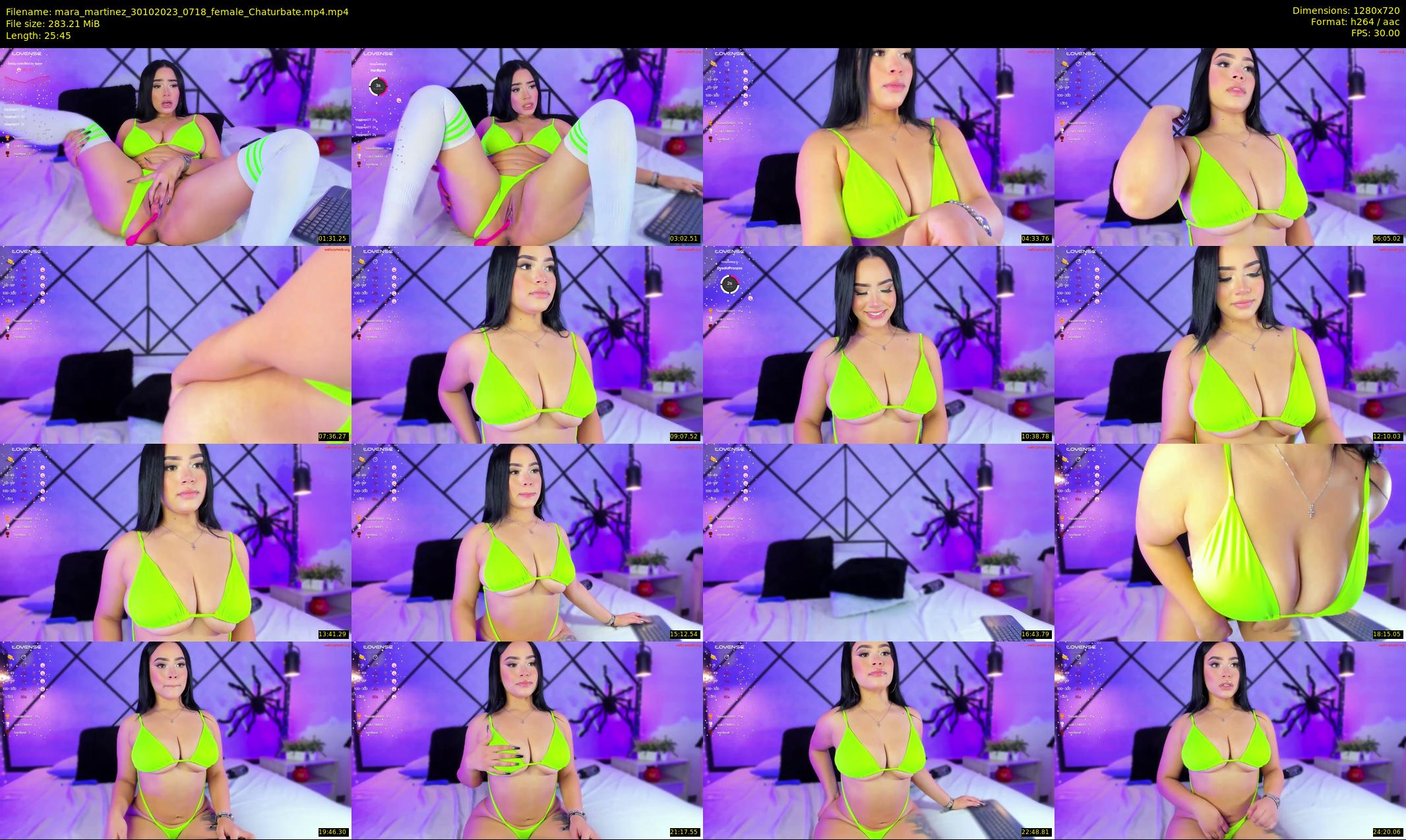 mara_martinez — 26 minute Chaturbate female cam show recording, 720p, Oct 30, 2023