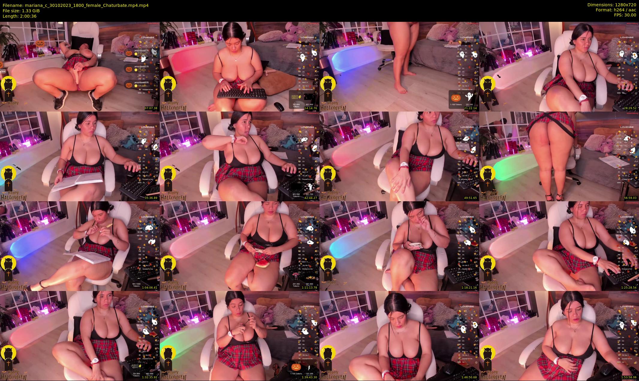 mariana_c — 121 minute Chaturbate female cam show recording, 720p, Oct 30, 2023