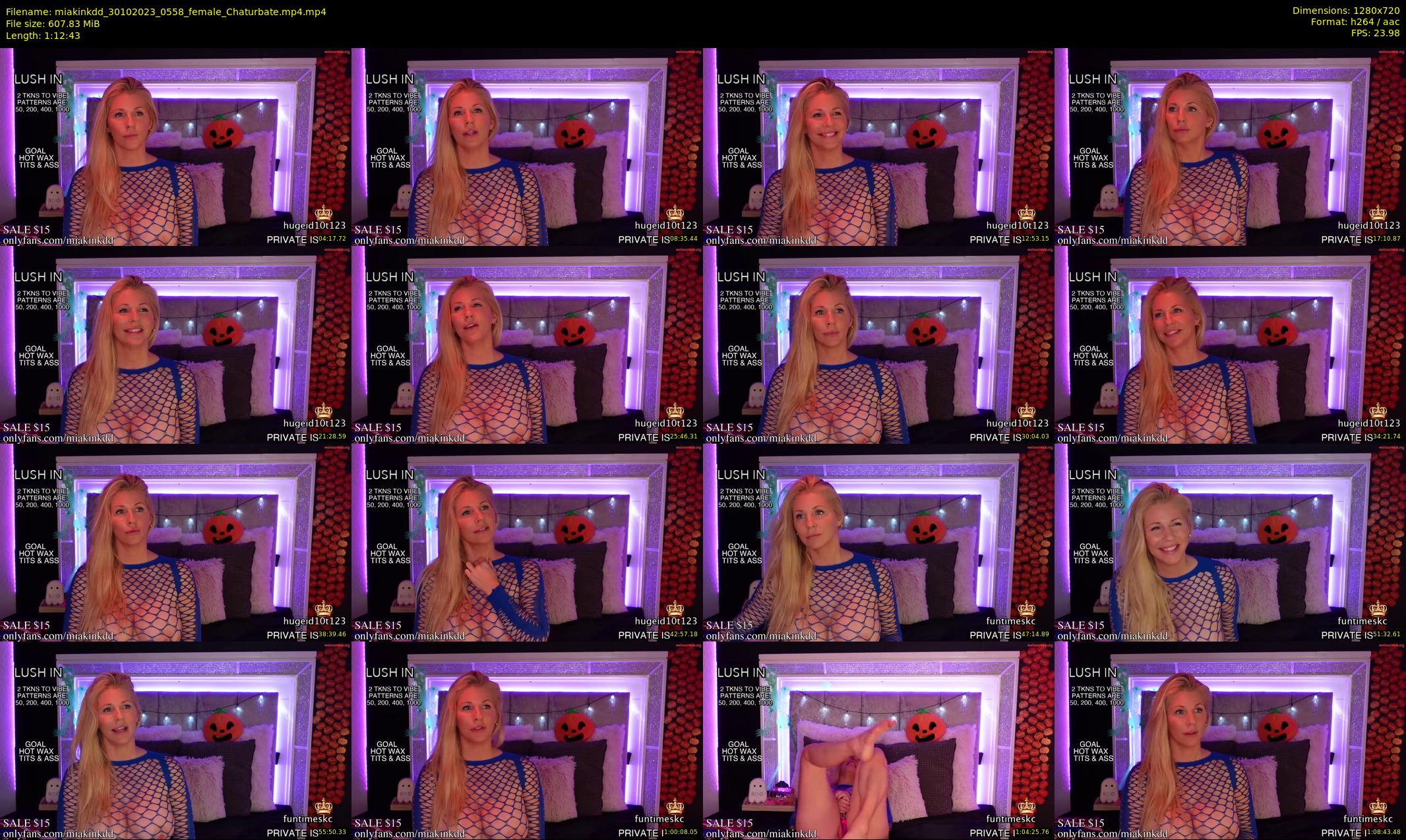 miakinkdd — 73 minute Chaturbate female cam show recording, 720p, Oct 30, 2023