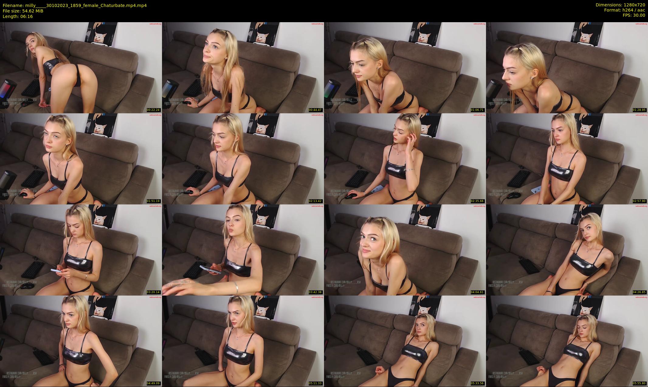 milly____ — 7 minute Chaturbate couple cam show recording, 720p, Oct 30, 2023