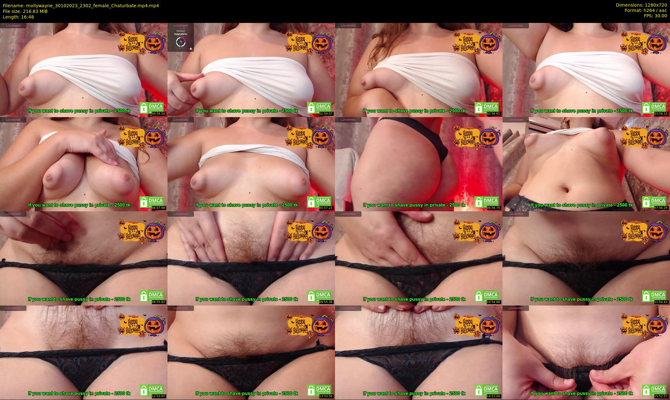 mollywayne — 17 minute Chaturbate female cam show recording, 720p, Oct 30, 2023