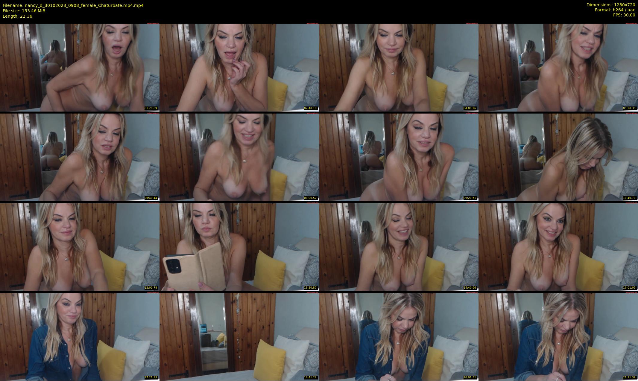 nancy_d — 23 minute Chaturbate female cam show recording, 720p, Oct 30, 2023