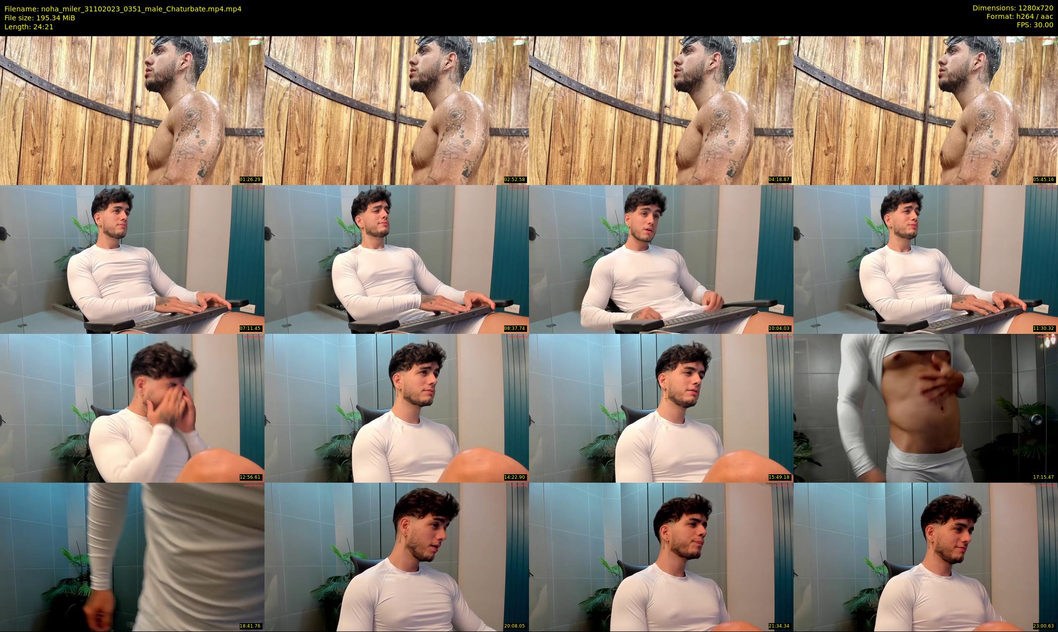 noha_miler — 25 minute Chaturbate male cam show recording, 720p, Oct 31, 2023