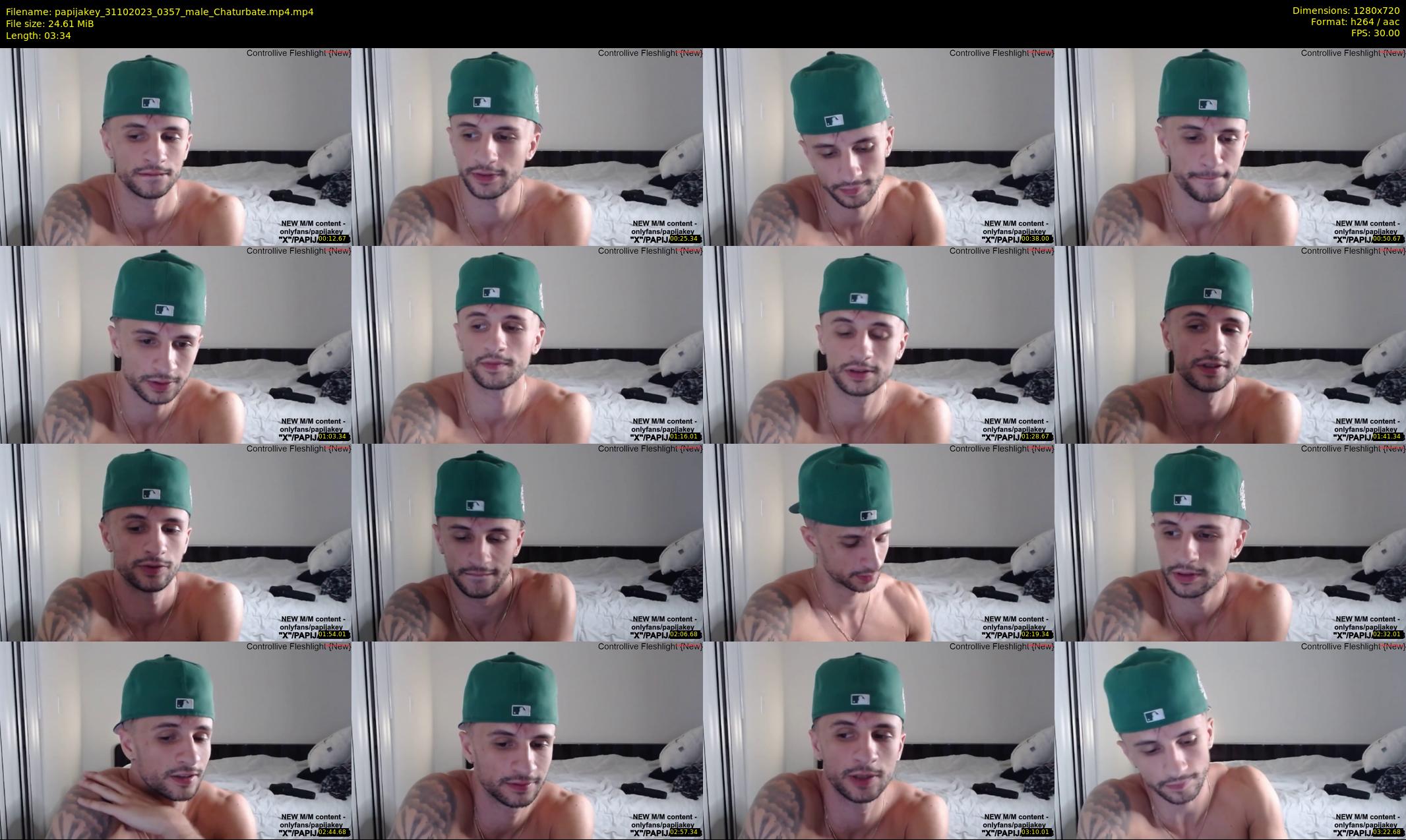 papijakey — 4 minute Chaturbate male cam show recording, 720p, Oct 31, 2023