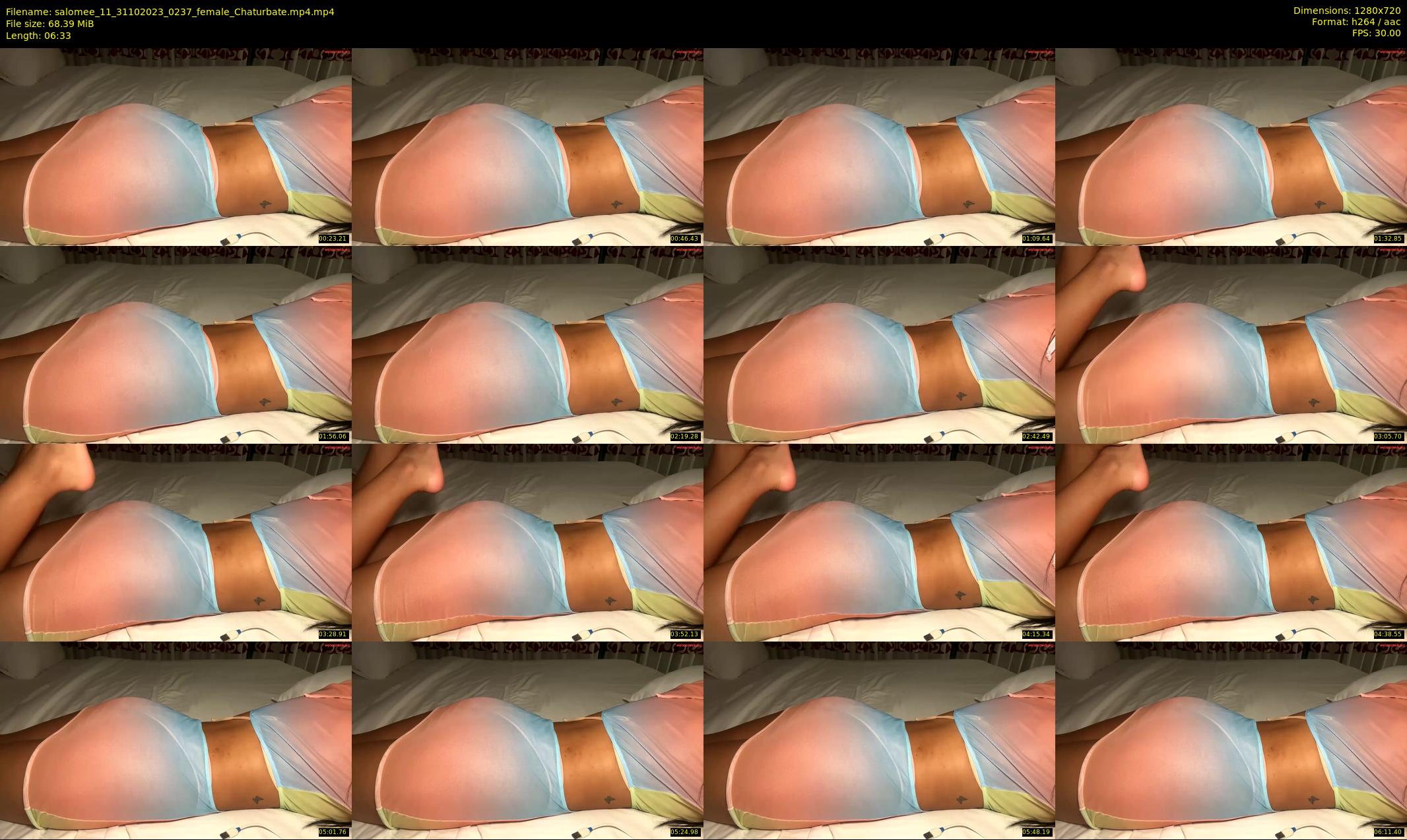 salomee_11 — 7 minute Chaturbate female cam show recording, 720p, Oct 31, 2023