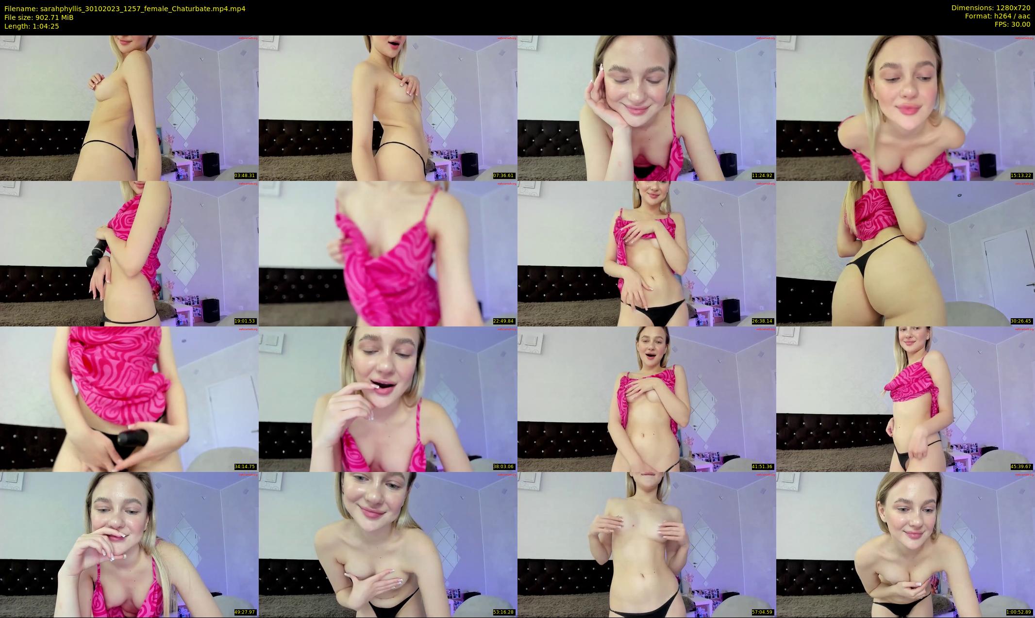 sarahphyllis — 65 minute Chaturbate female cam show recording, 720p, Oct 30, 2023