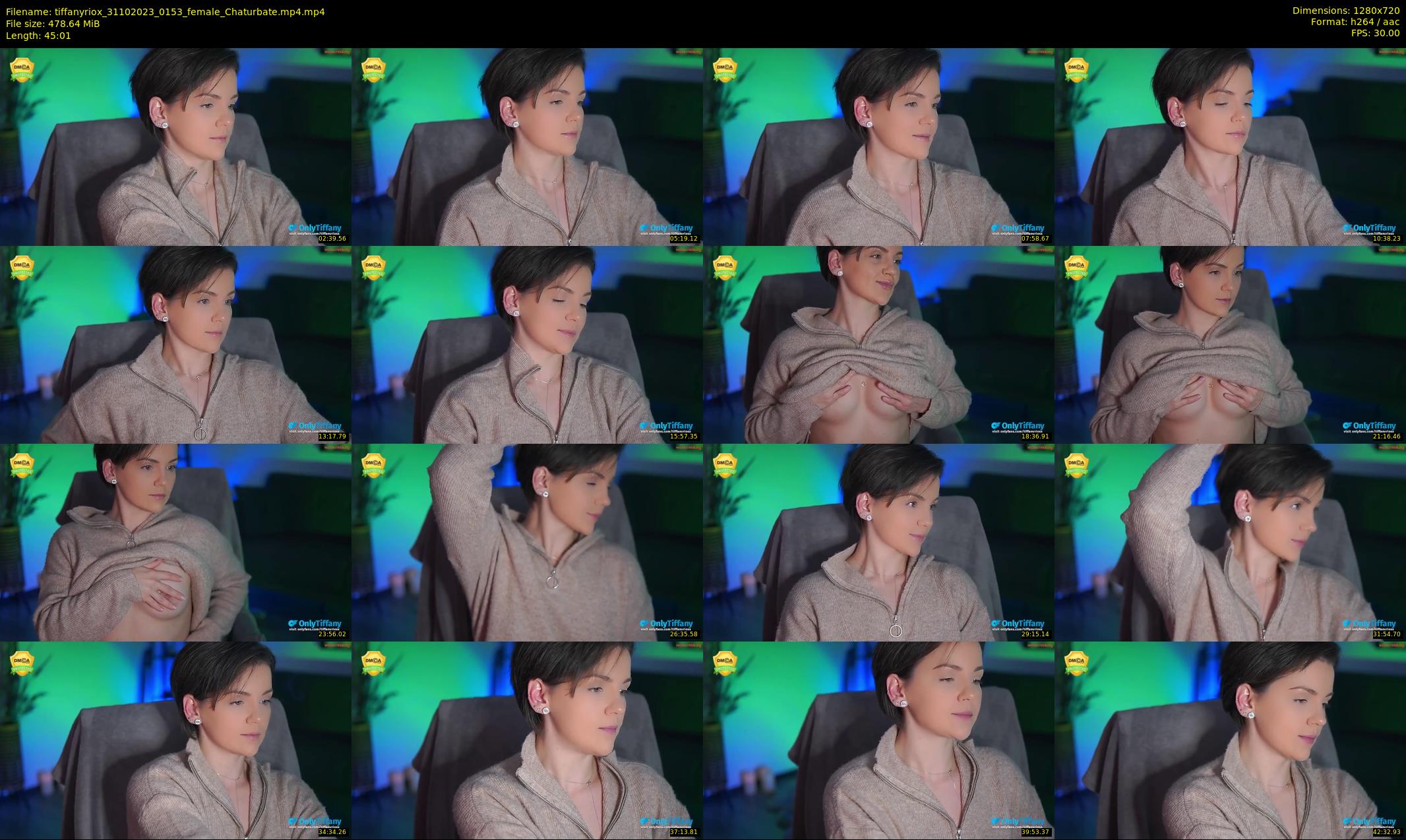tiffanyriox — 46 minute Chaturbate female cam show recording, 720p, Oct 31, 2023