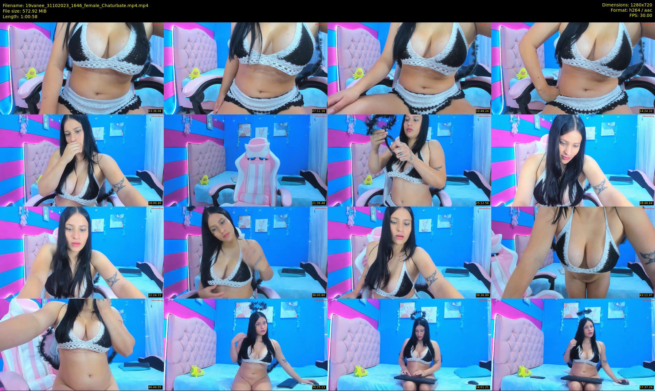 19vanee — 61 minute Chaturbate female cam show recording, 720p, Oct 31, 2023