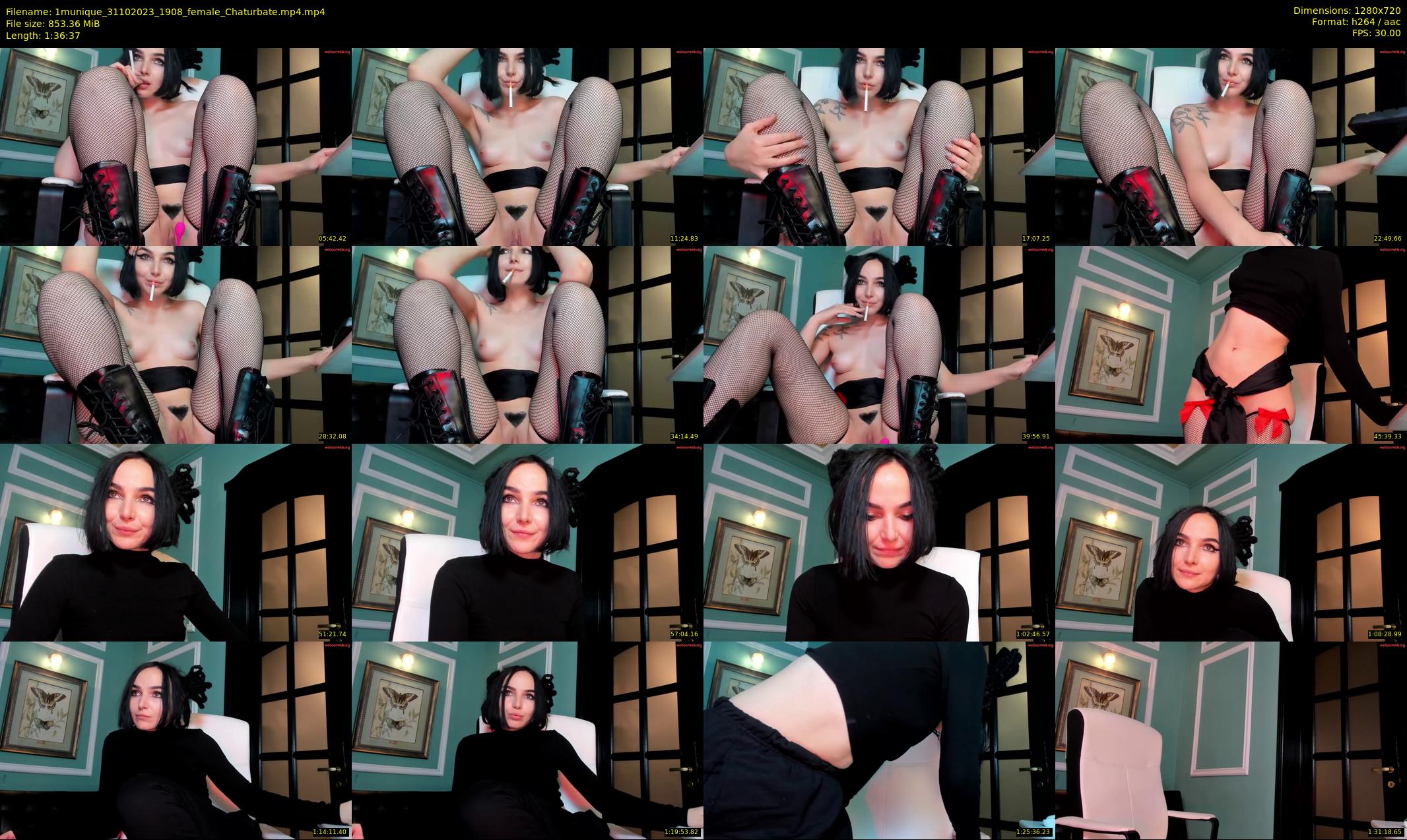 1munique — 97 minute Chaturbate female cam show recording, 720p, Oct 31, 2023