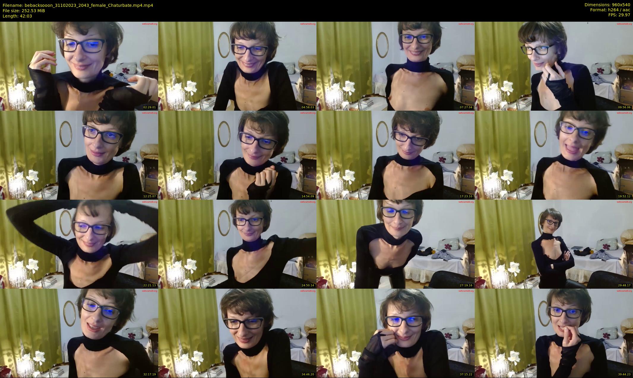 bebacksooon — 43 minute Chaturbate female cam show recording, 480p, Oct 31, 2023