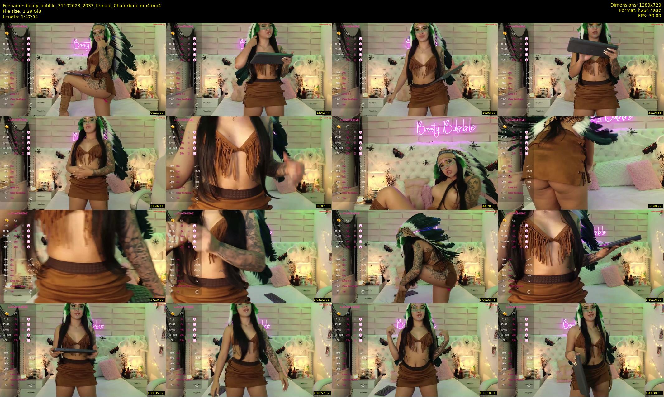 booty_bubble — 108 minute Chaturbate female cam show recording, 720p, Oct 31, 2023