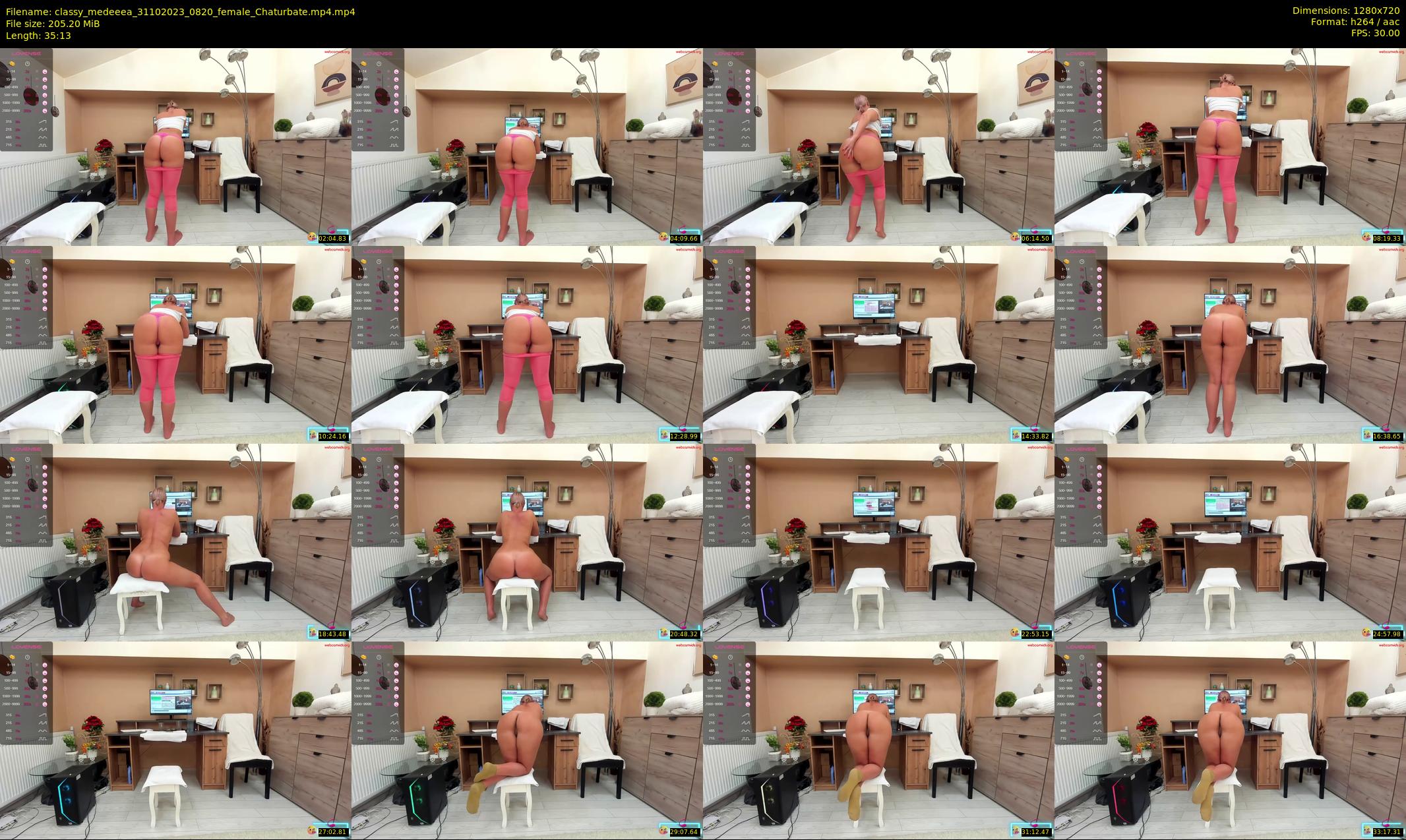 classy_medeeea — 36 minute Chaturbate female cam show recording, 720p, Oct 31, 2023