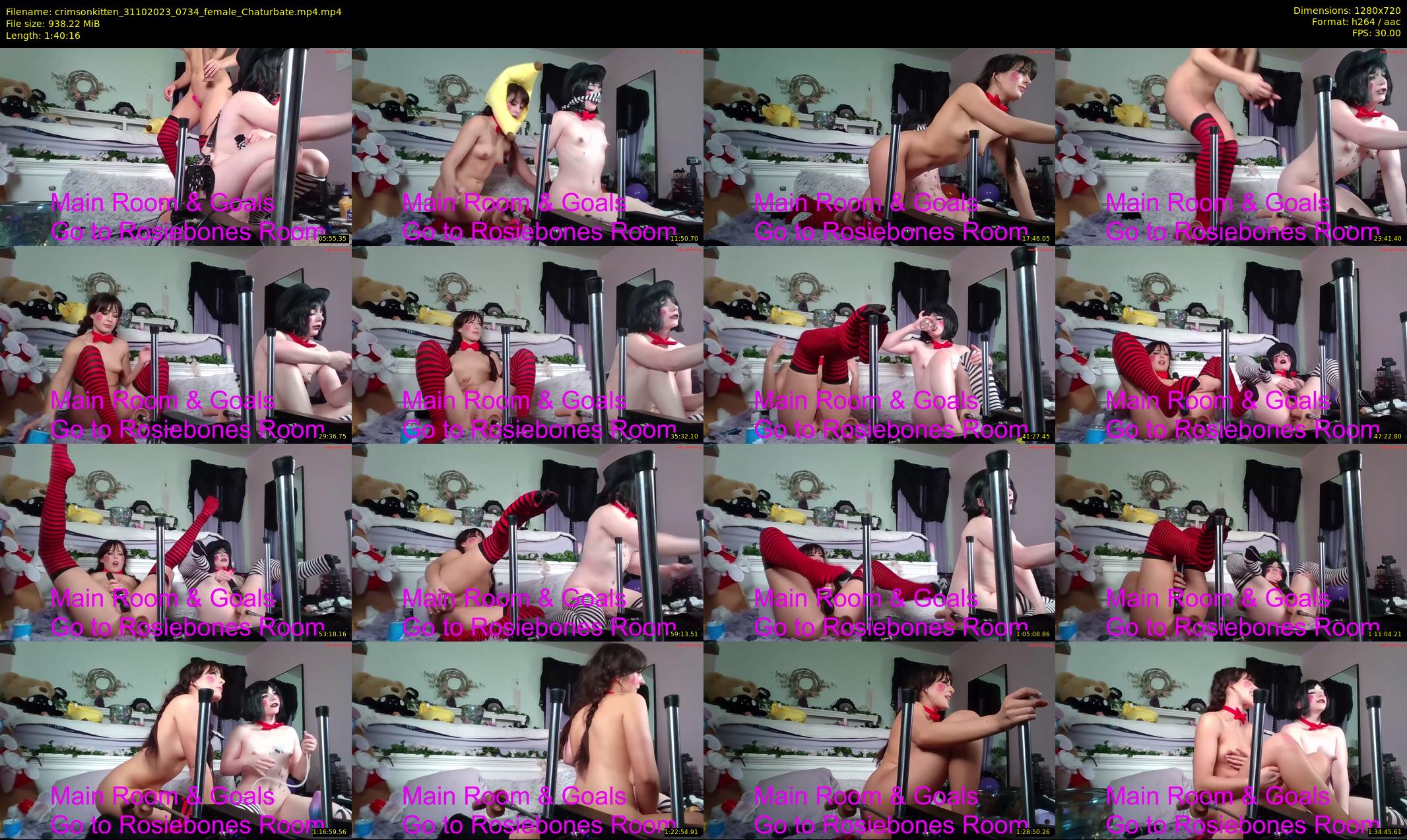 crimsonkitten — 101 minute Chaturbate female cam show recording, 720p, Oct 31, 2023