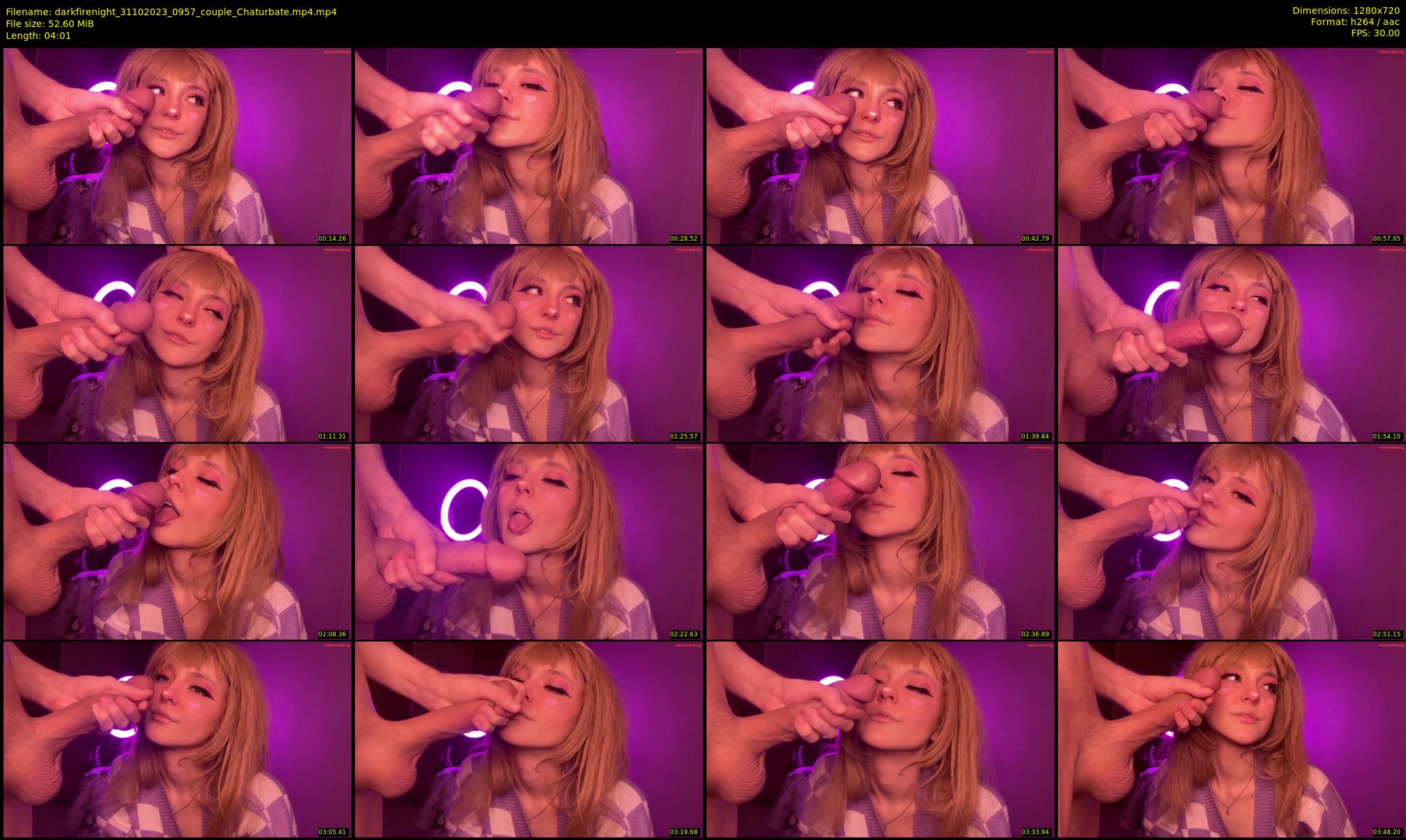 darkfirenight — 5 minute Chaturbate couple cam show recording, 720p, Oct 31, 2023