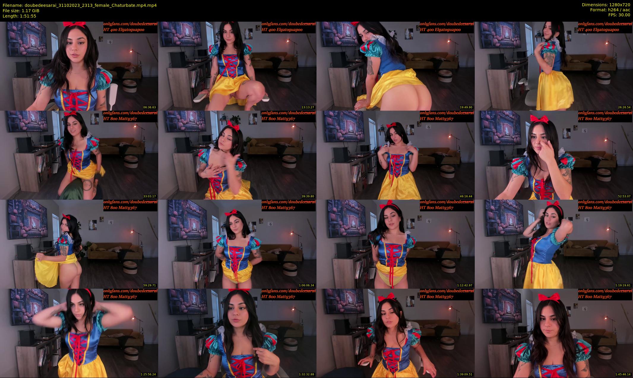 doubedeesarai — 112 minute Chaturbate female cam show recording, 720p, Oct 31, 2023