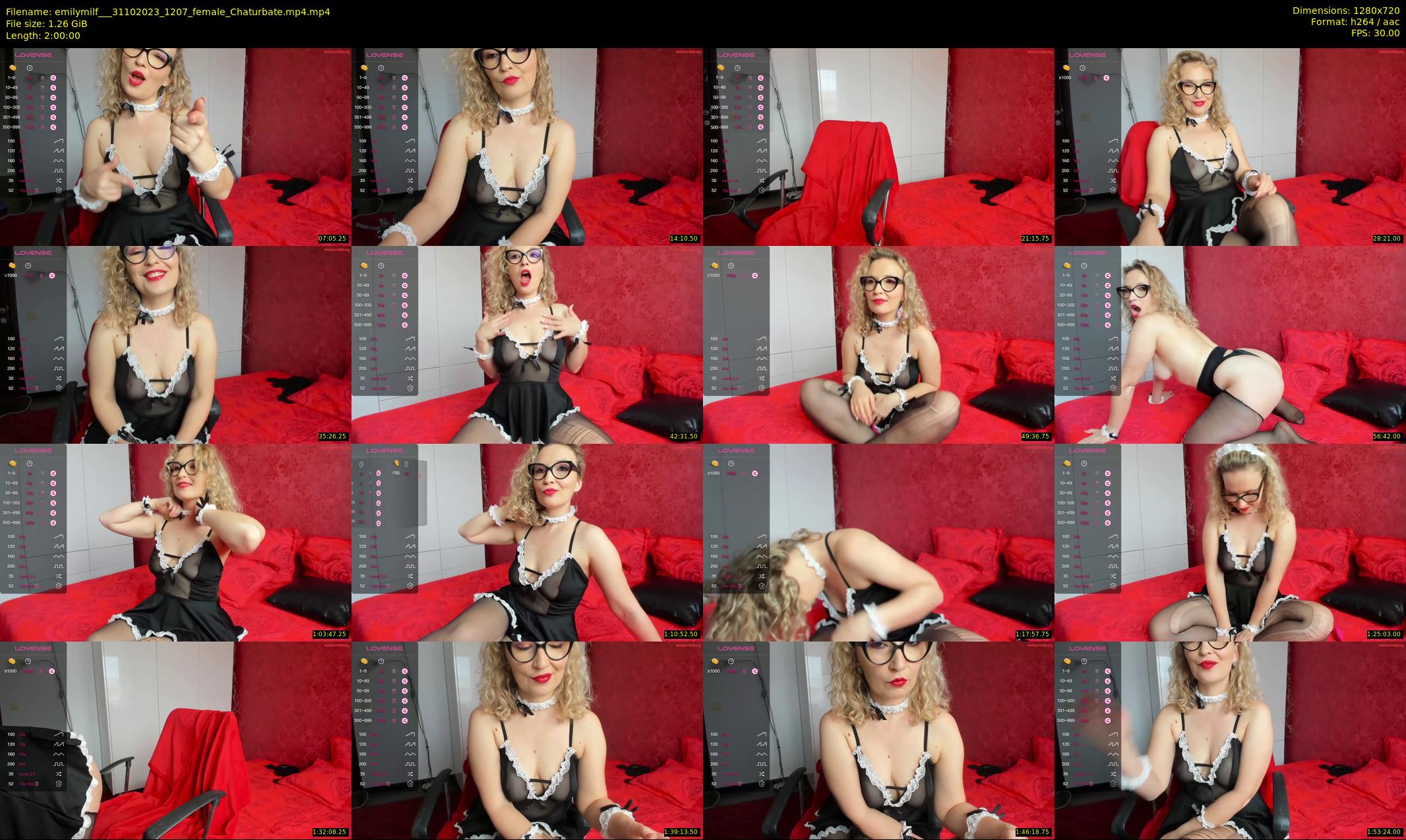 emilymilf__ — 120 minute Chaturbate female cam show recording, 720p, Oct 31, 2023