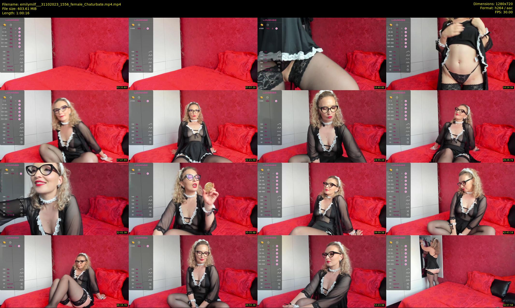 emilymilf__ — 61 minute Chaturbate female cam show recording, 720p, Oct 31, 2023