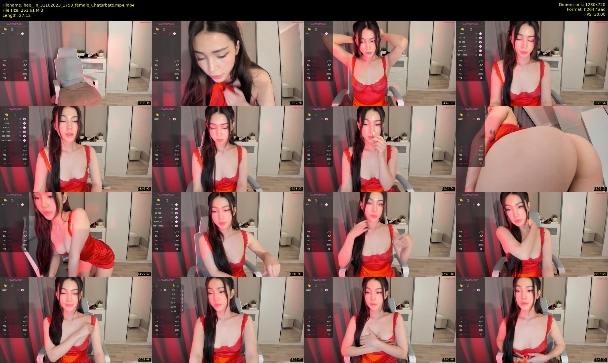 hee_jin — 28 minute Chaturbate female cam show recording, 720p, Oct 31, 2023