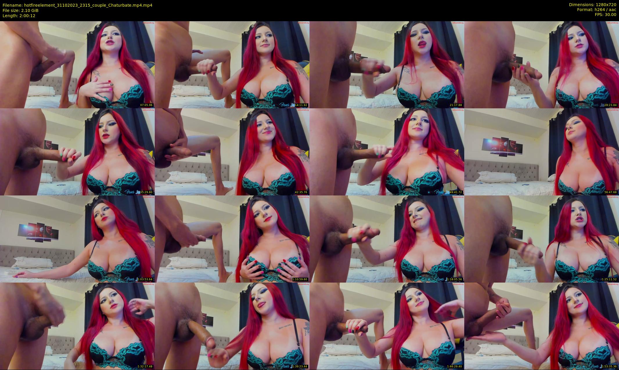 hotfireelement — 121 minute Chaturbate couple cam show recording, 720p, Oct 31, 2023