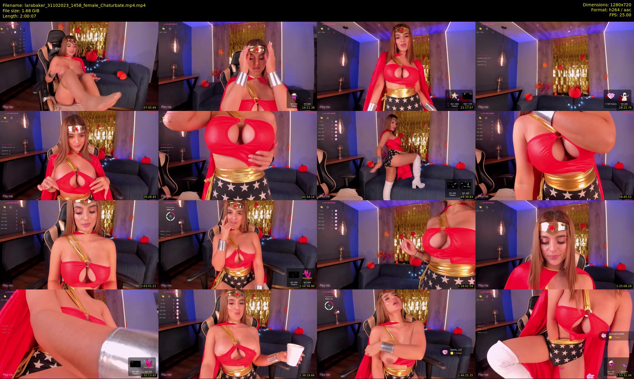 larabaker — 121 minute Chaturbate female cam show recording, 720p, Oct 31, 2023