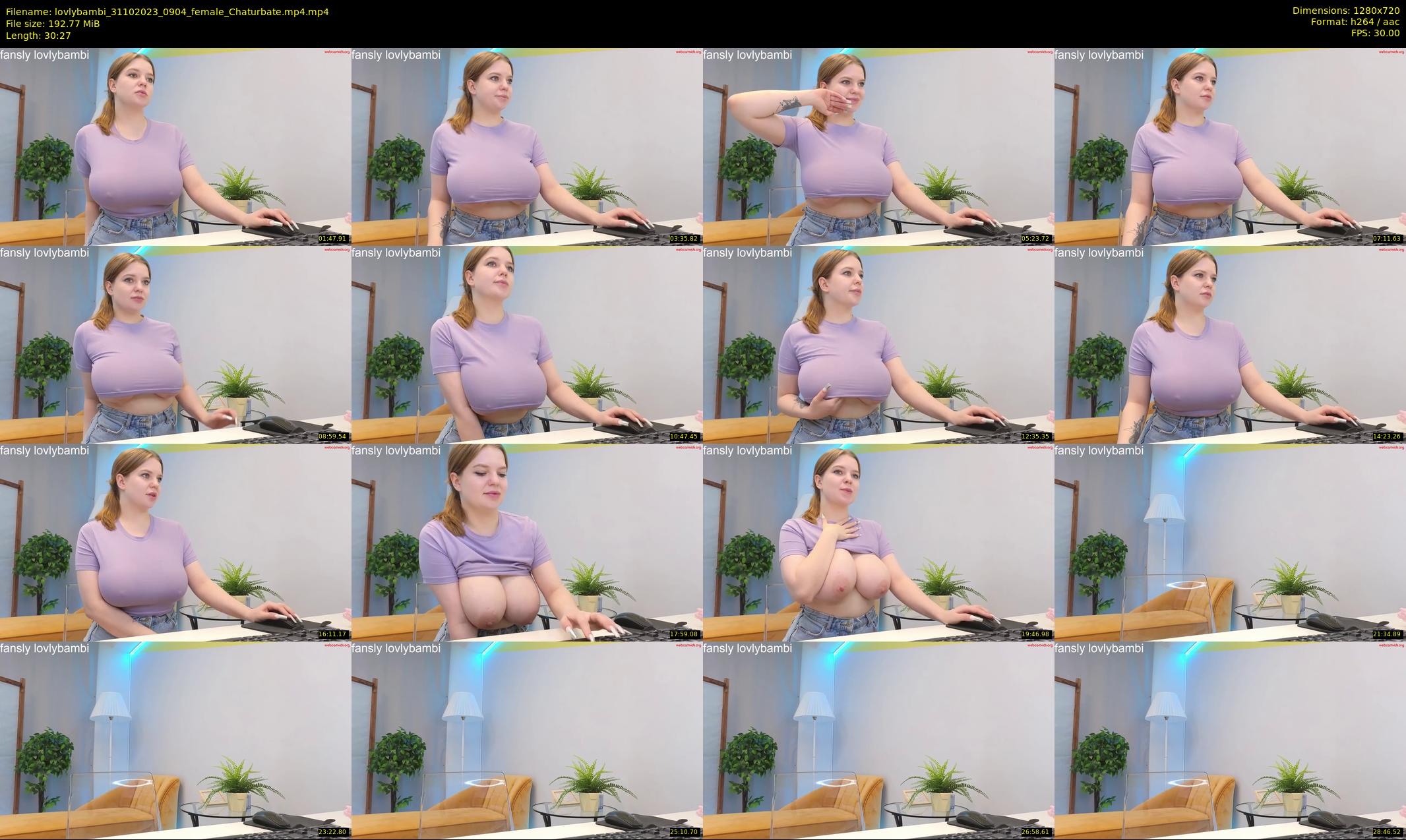 lovlybambi — 31 minute Chaturbate female cam show recording, 720p, Oct 31, 2023