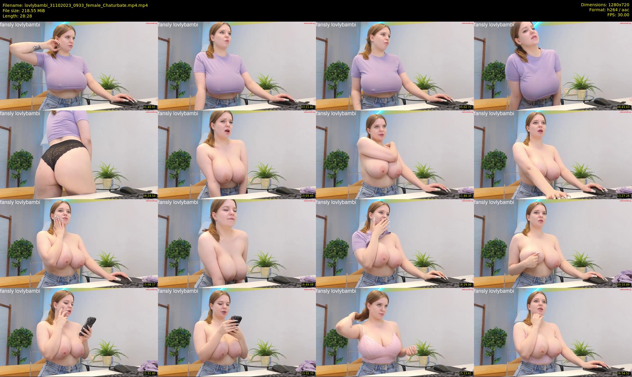 lovlybambi — 29 minute Chaturbate female cam show recording, 720p, Oct 31, 2023