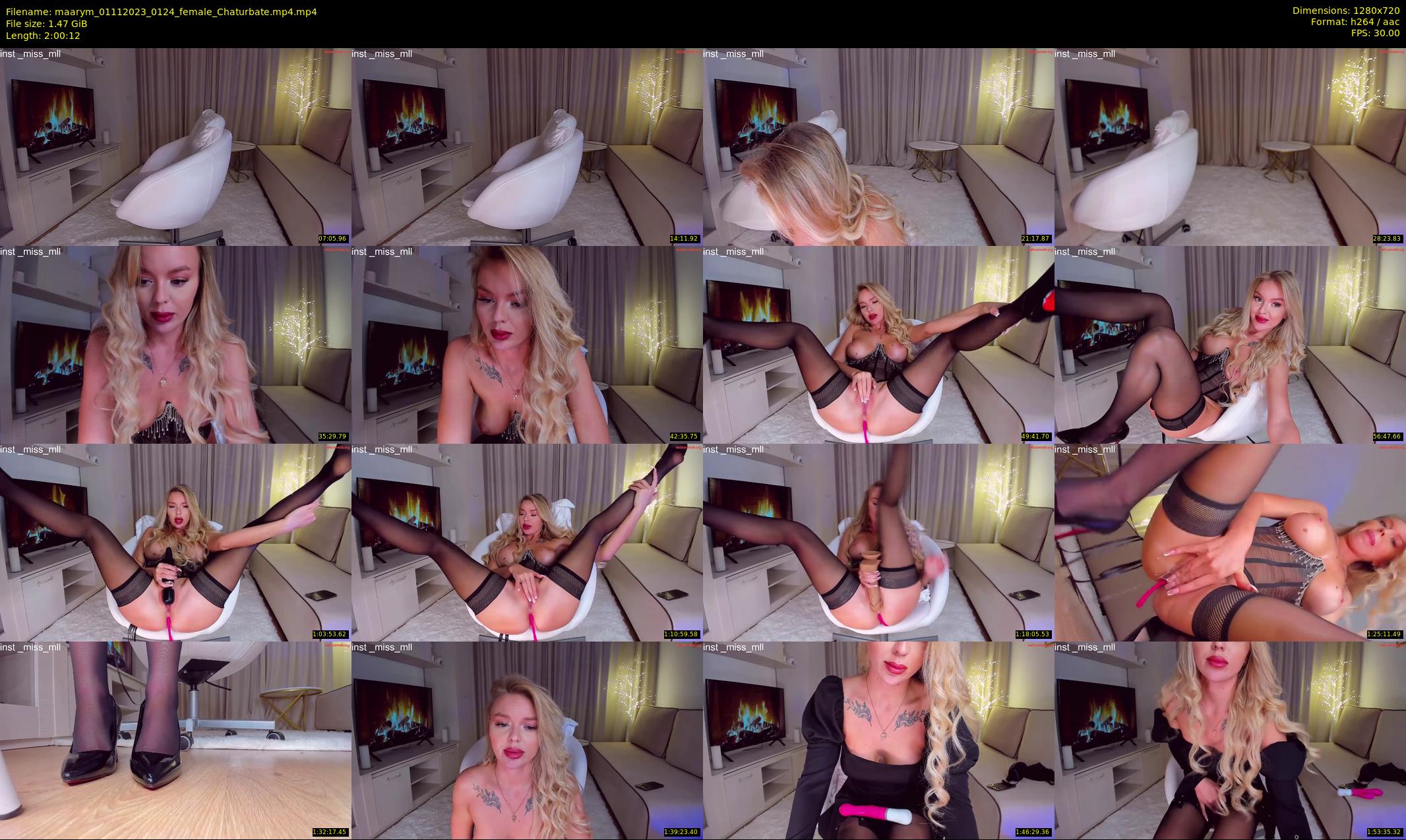 maarym — 121 minute Chaturbate couple cam show recording, 720p, Nov 1, 2023