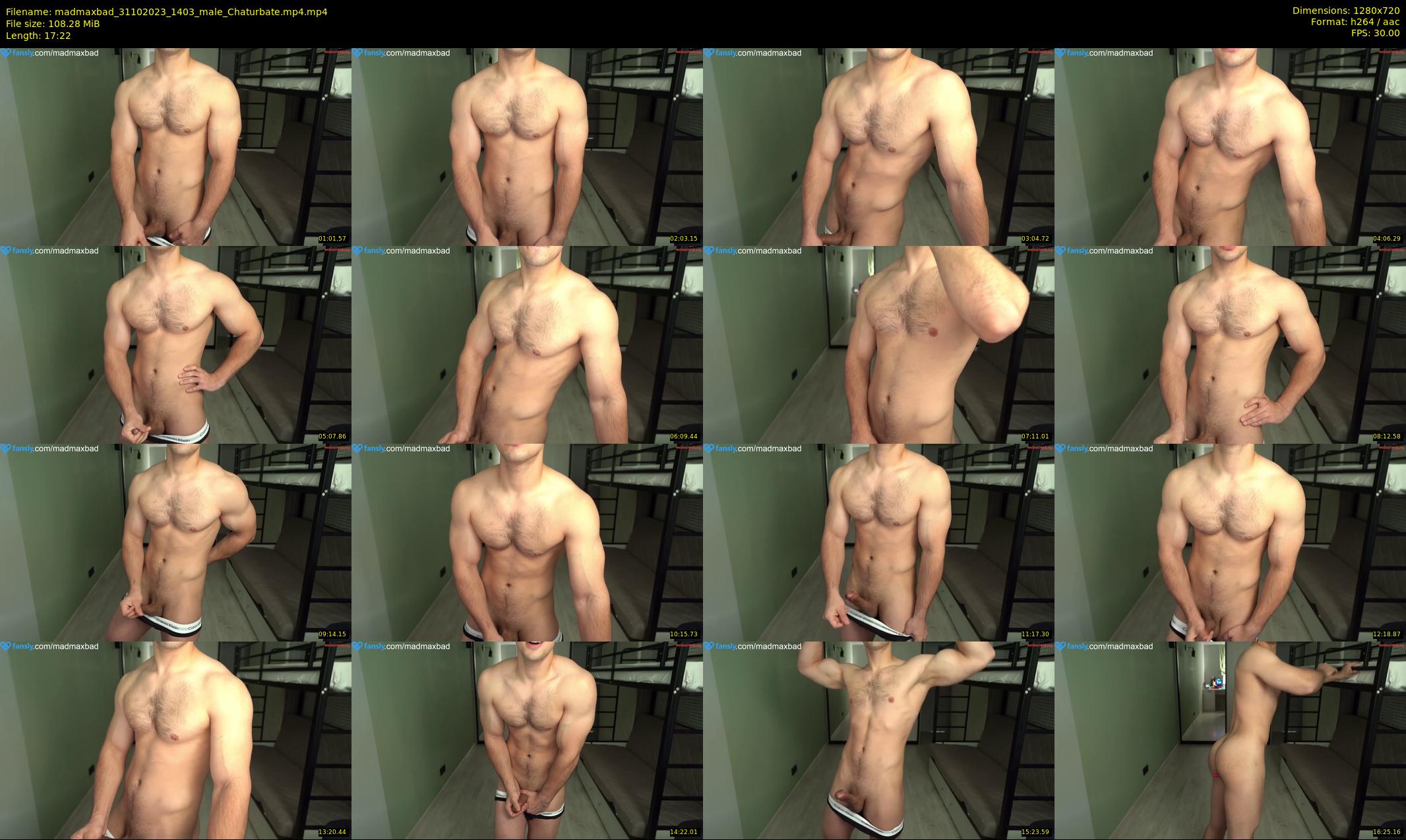 madmaxbad — 18 minute Chaturbate male cam show recording, 720p, Oct 31, 2023