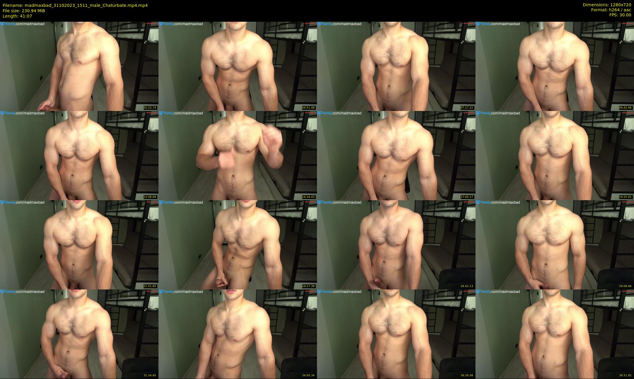 madmaxbad — 42 minute Chaturbate male cam show recording, 720p, Oct 31, 2023