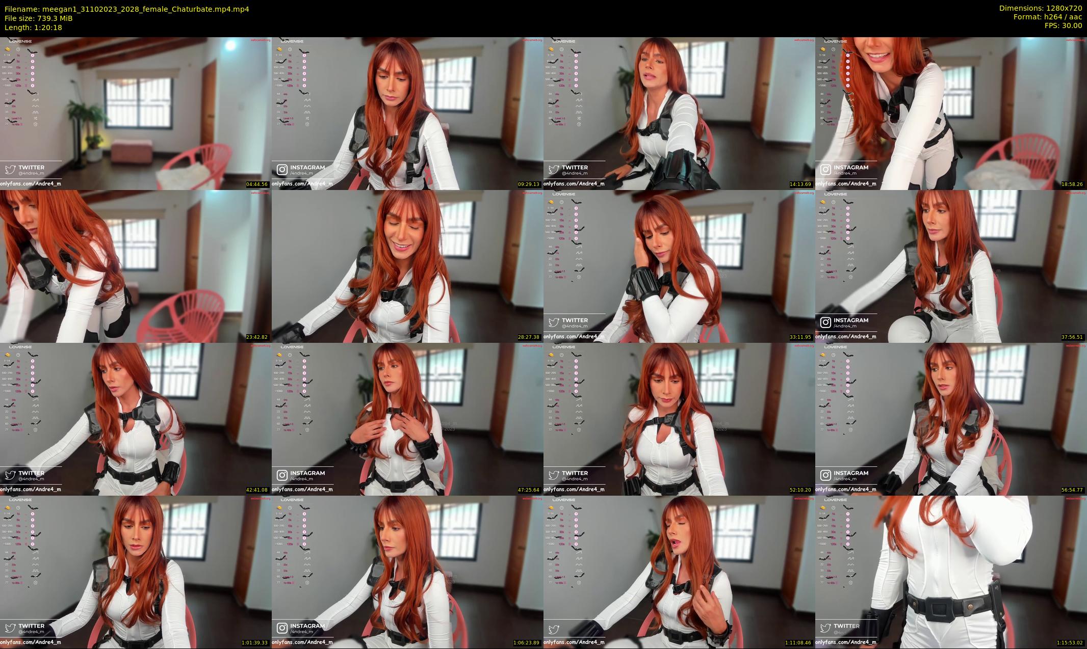 meegan1 — 81 minute Chaturbate female cam show recording, 720p, Oct 31, 2023