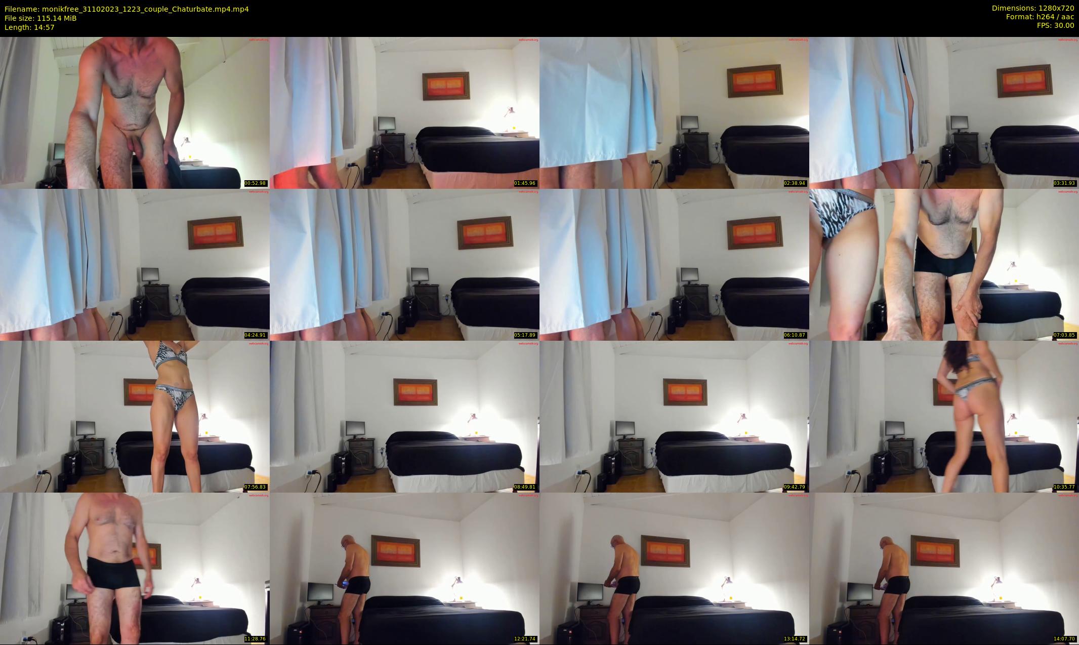 monikfree — 15 minute Chaturbate couple cam show recording, 720p, Oct 31, 2023