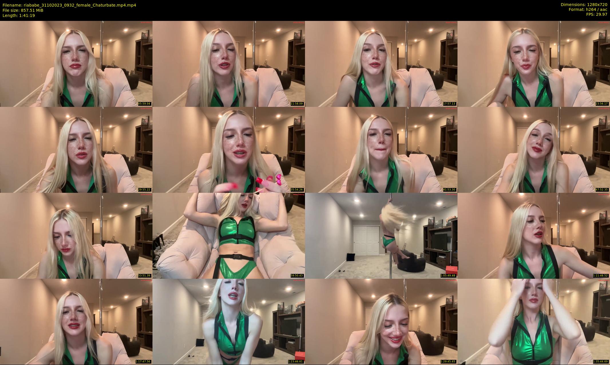 riababe — 102 minute Chaturbate female cam show recording, 720p, Oct 31, 2023
