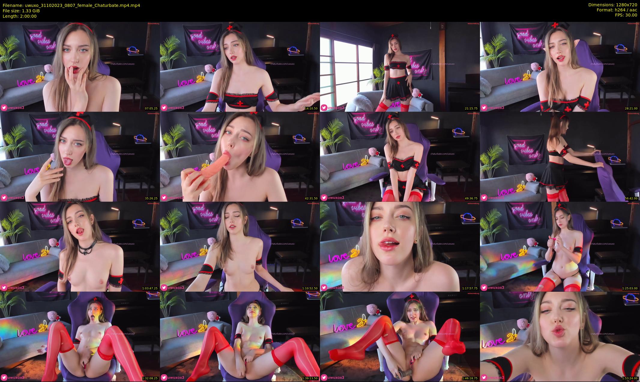 uwuxo — 120 minute Chaturbate female cam show recording, 720p, Oct 31, 2023