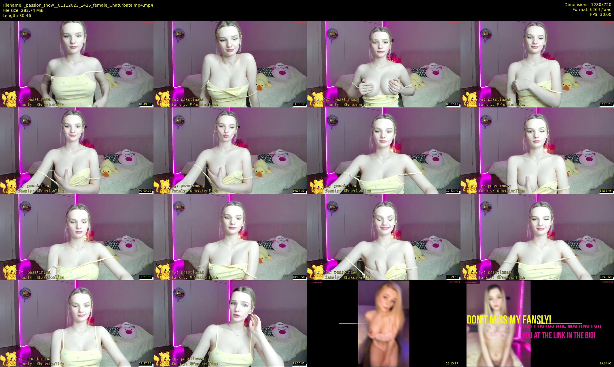 _passion_show_ — 31 minute Chaturbate couple cam show recording, 720p, Nov 1, 2023