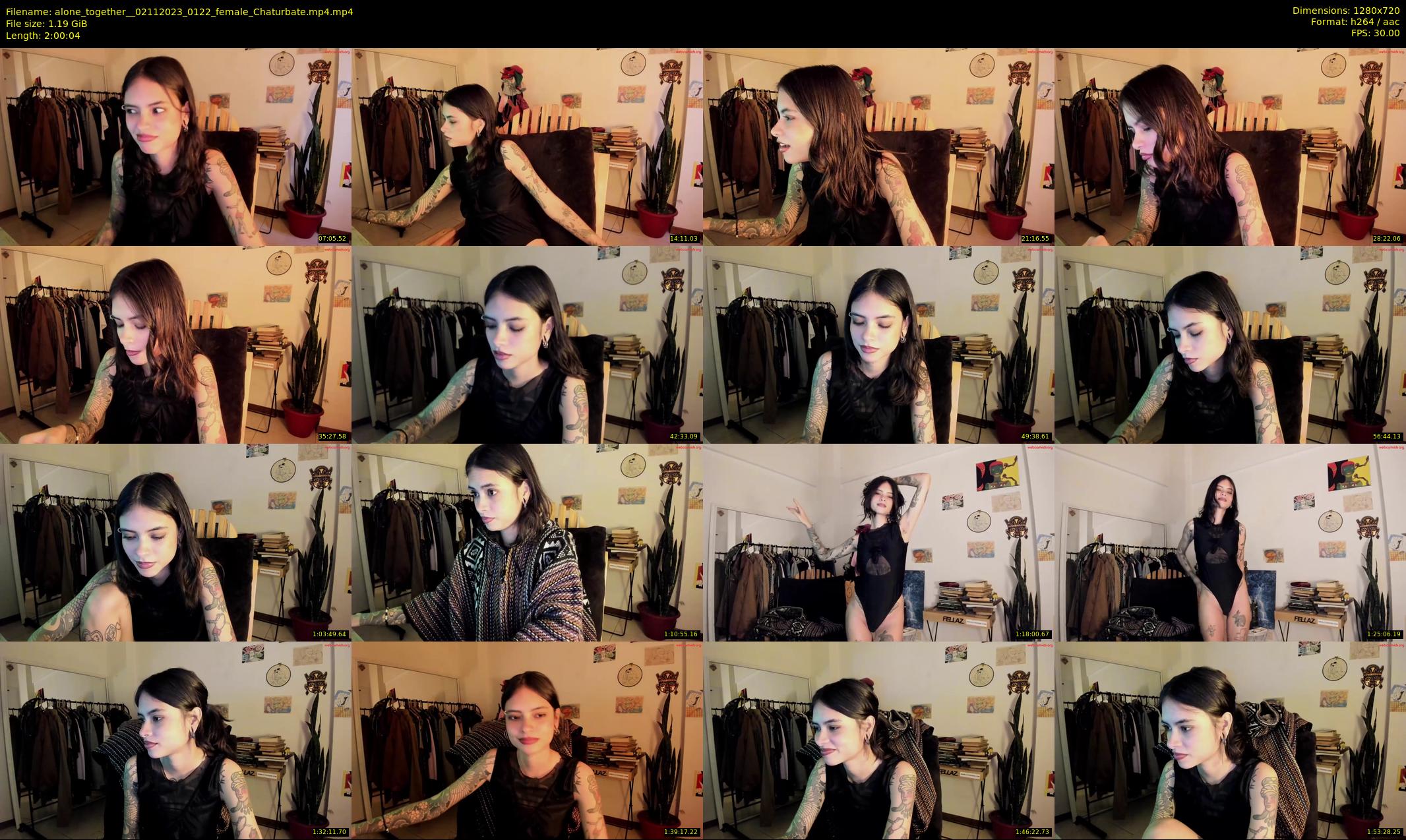 alone_together_ — 121 minute Chaturbate female cam show recording, 720p, Nov 2, 2023