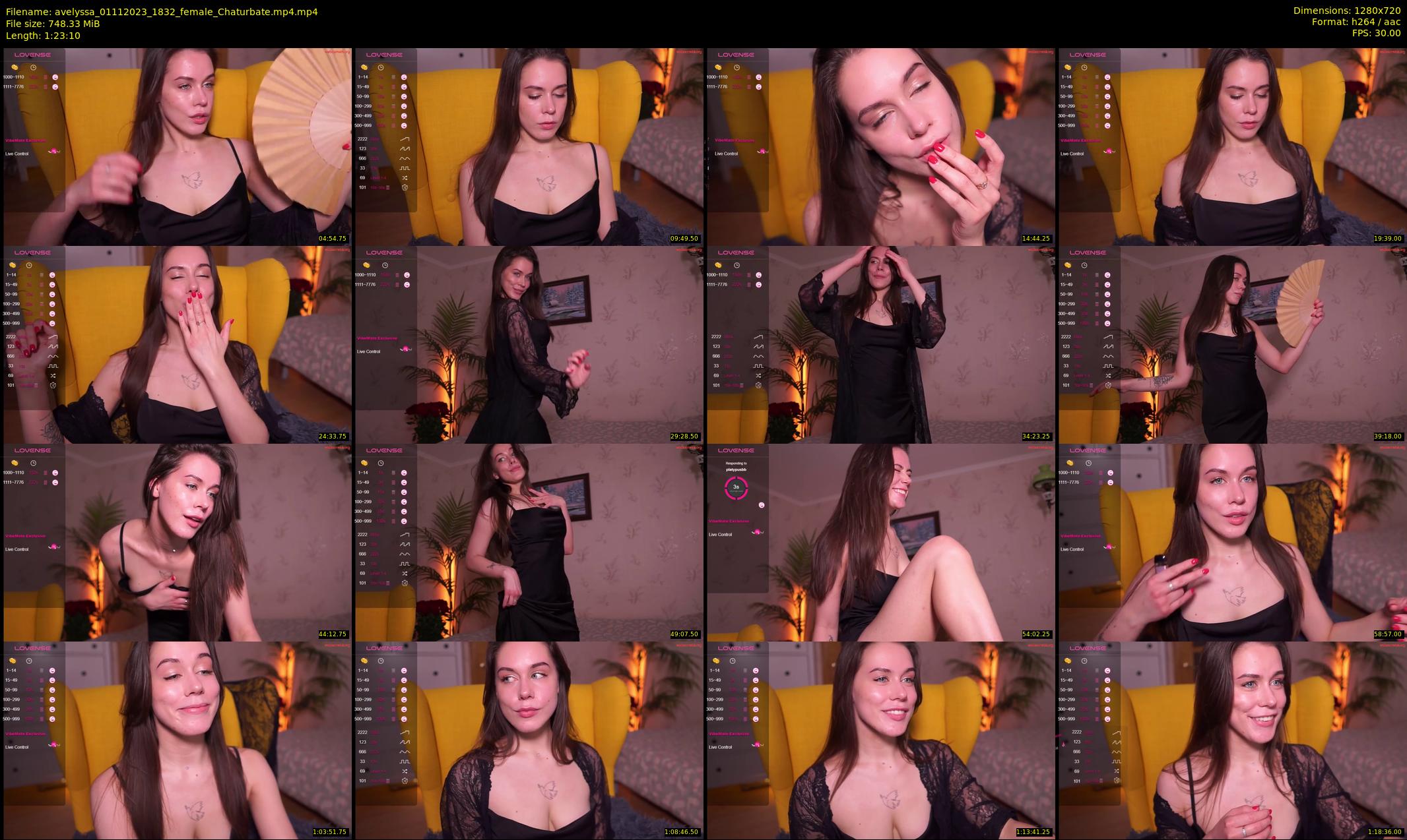 avelyssa — 84 minute Chaturbate female cam show recording, 720p, Nov 1, 2023