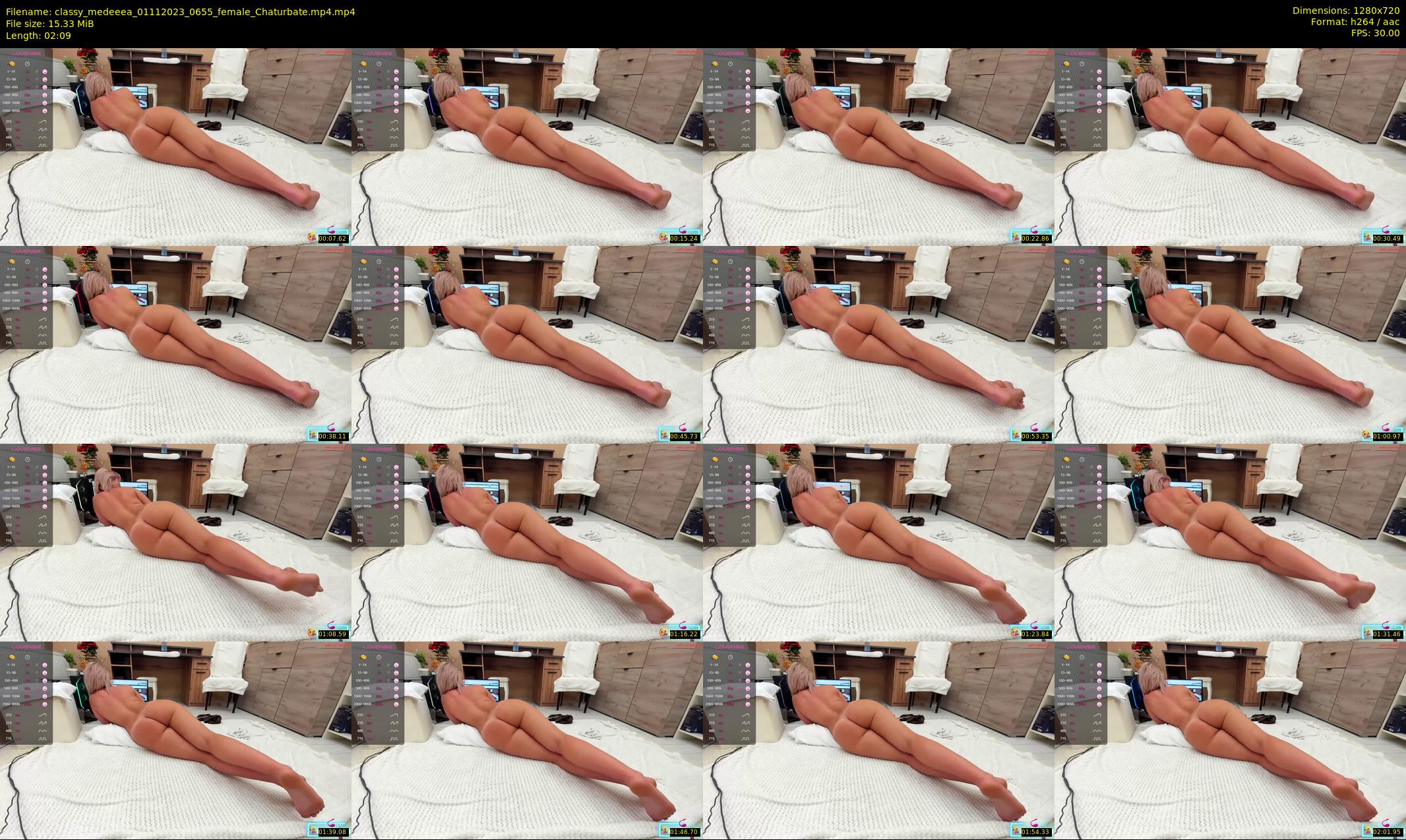 classy_medeeea — 3 minute Chaturbate female cam show recording, 720p, Nov 1, 2023