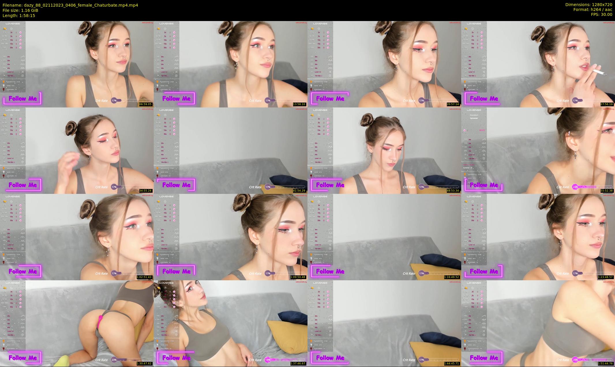 dazy_88 — 119 minute Chaturbate female cam show recording, 720p, Nov 2, 2023