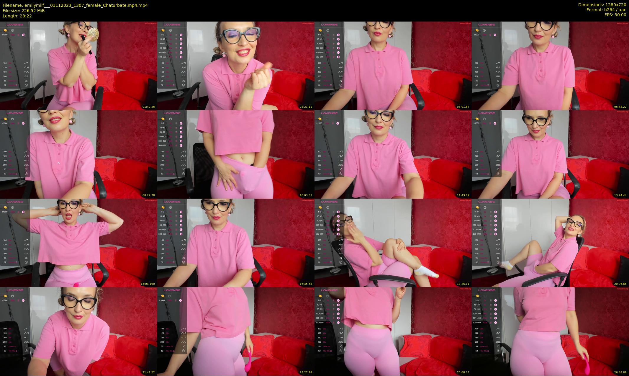 emilymilf__ — 29 minute Chaturbate female cam show recording, 720p, Nov 1, 2023