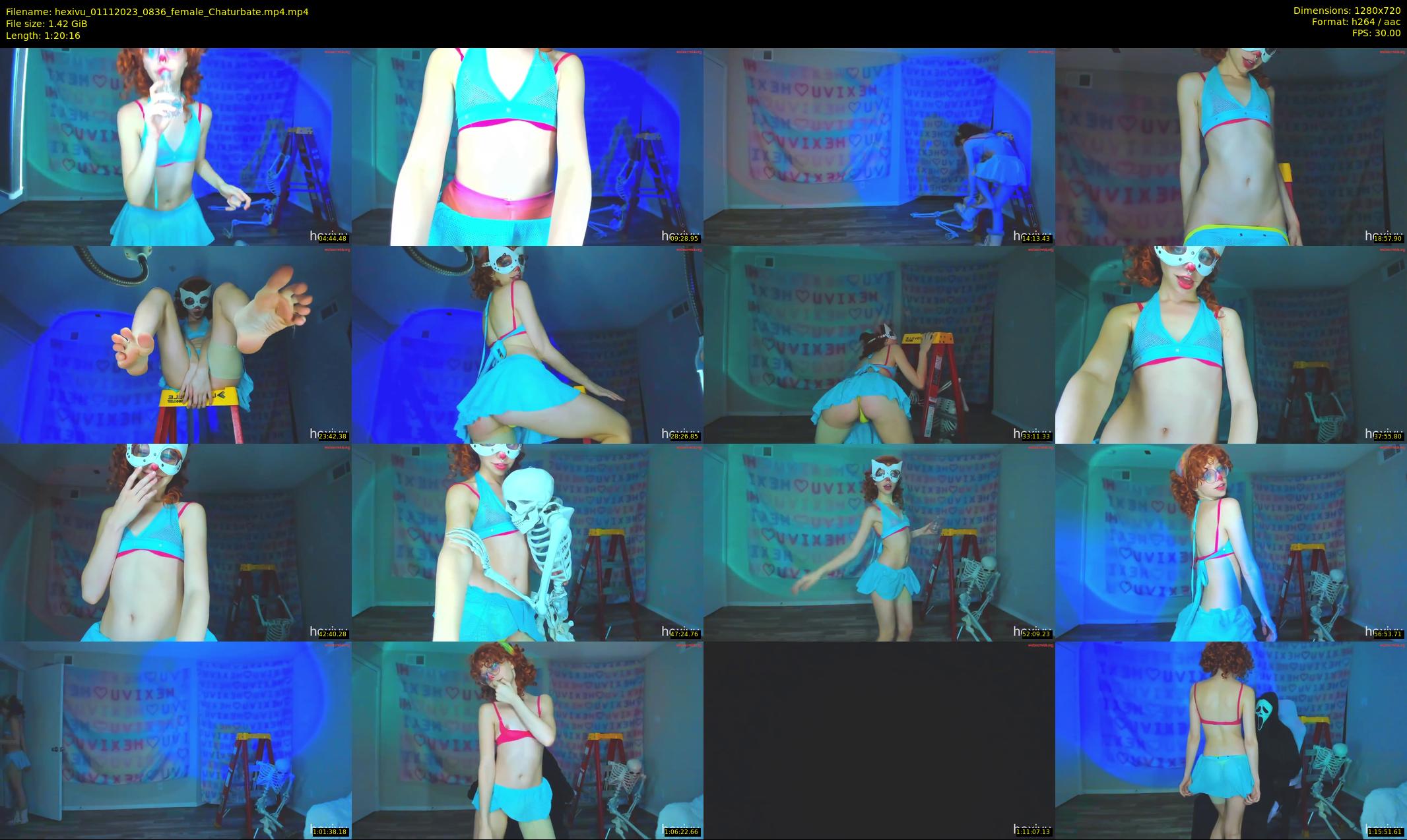 hexivu — 81 minute Chaturbate female cam show recording, 720p, Nov 1, 2023