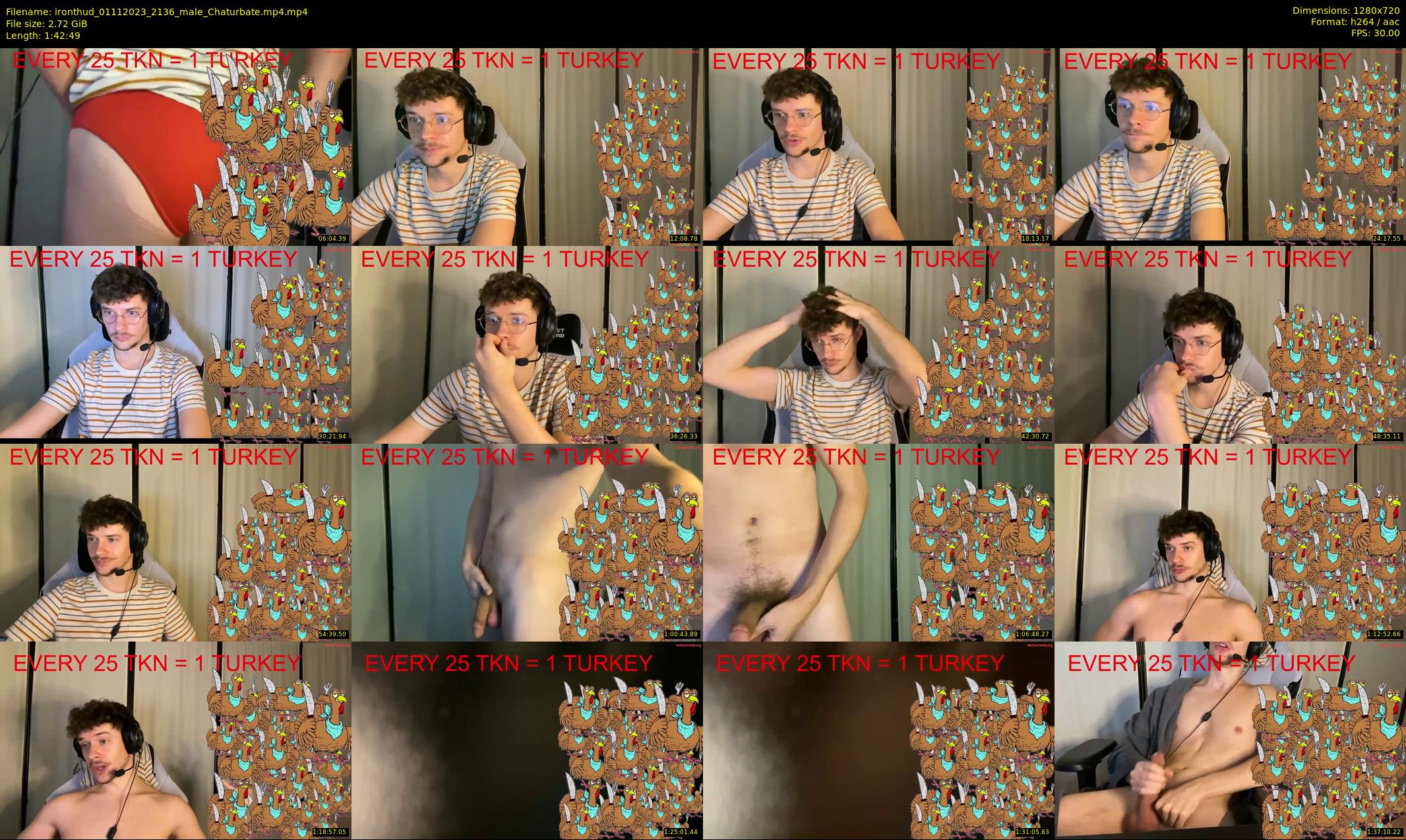 ironthud — 103 minute Chaturbate male cam show recording, 720p, Nov 1, 2023