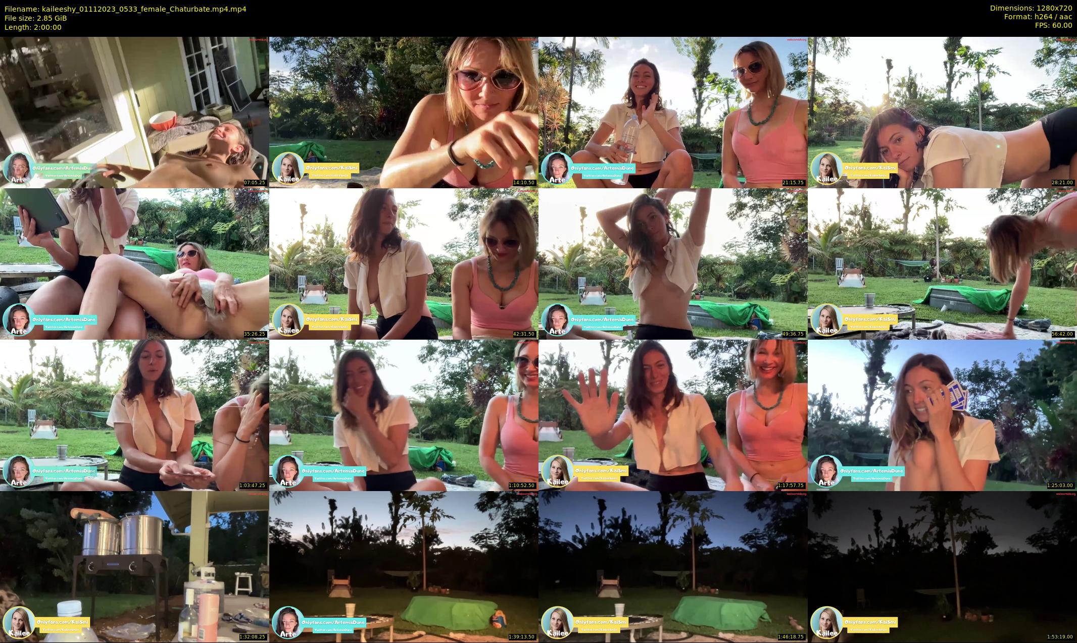 kaileeshy — 120 minute Chaturbate female cam show recording, 720p, Nov 1, 2023