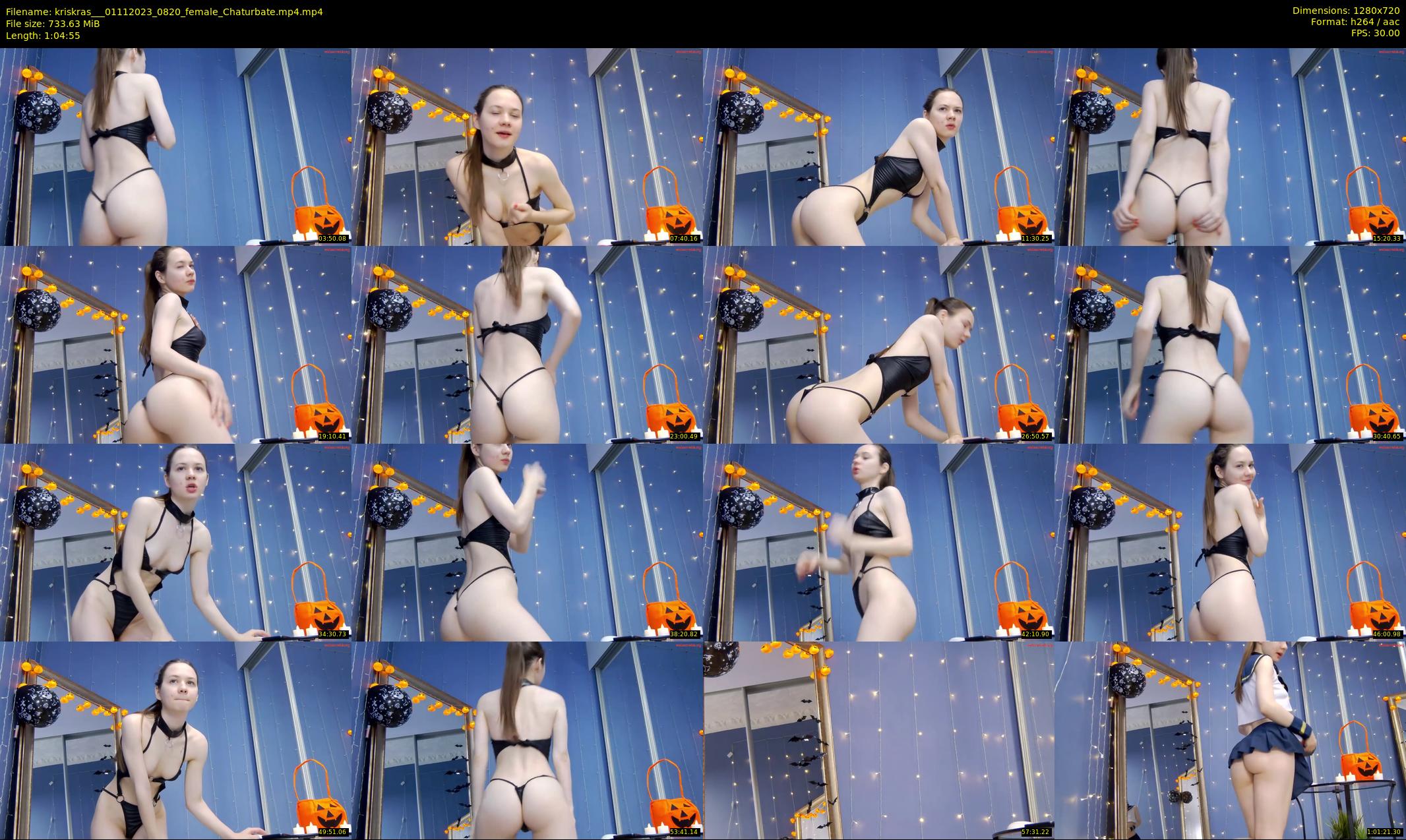 kriskras__ — 65 minute Chaturbate female cam show recording, 720p, Nov 1, 2023