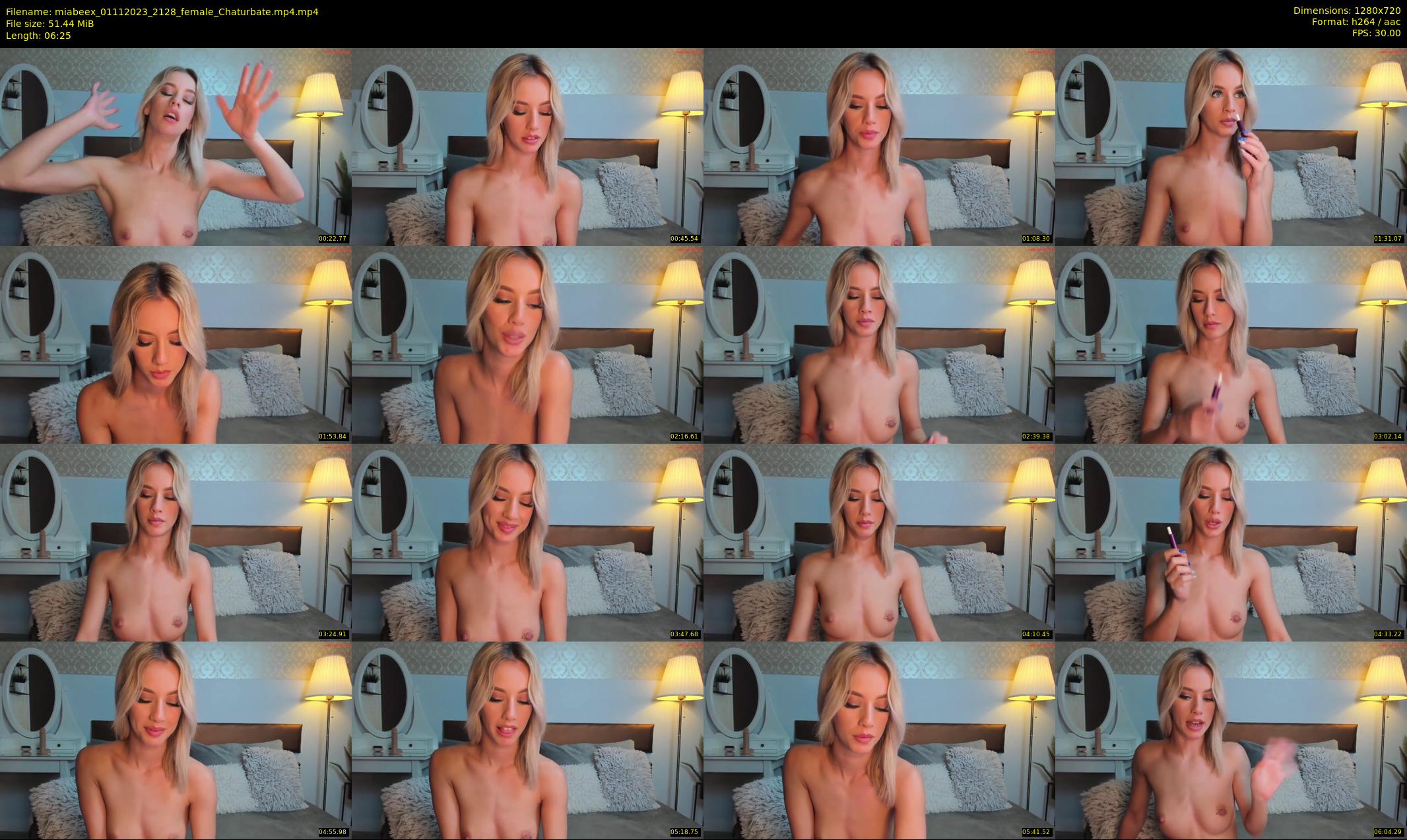 miabeex — 7 minute Chaturbate female cam show recording, 720p, Nov 1, 2023