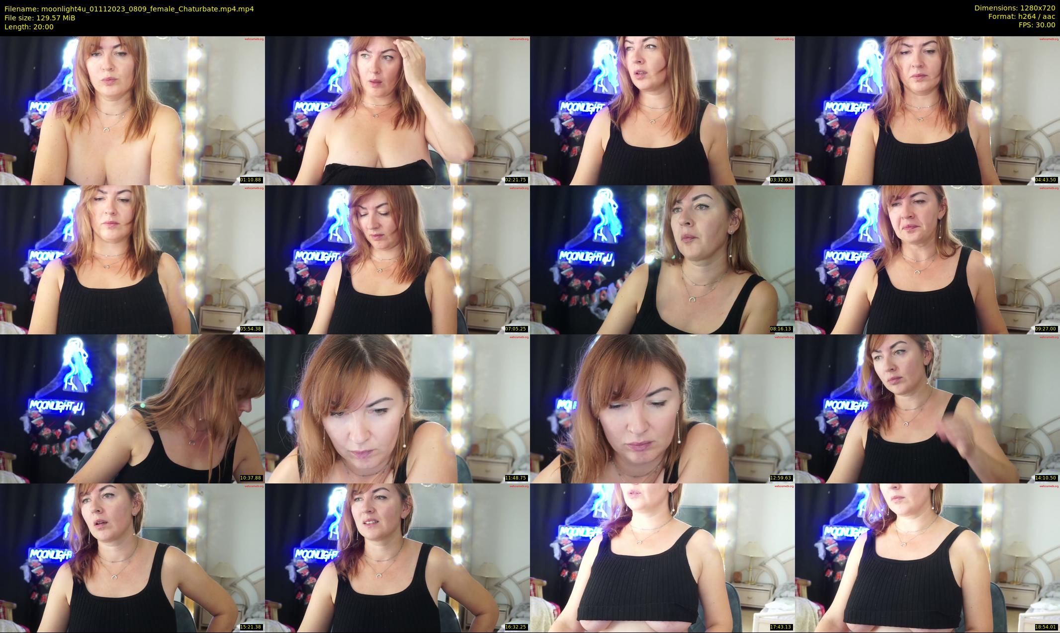 moonlight4u — 20 minute Chaturbate female cam show recording, 720p, Nov 1, 2023